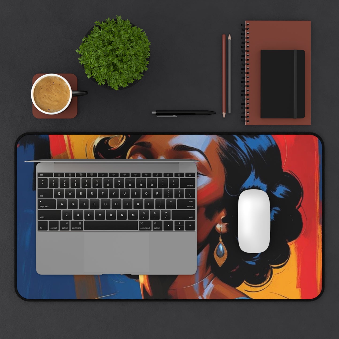 Jazz Songstress Desk Mat