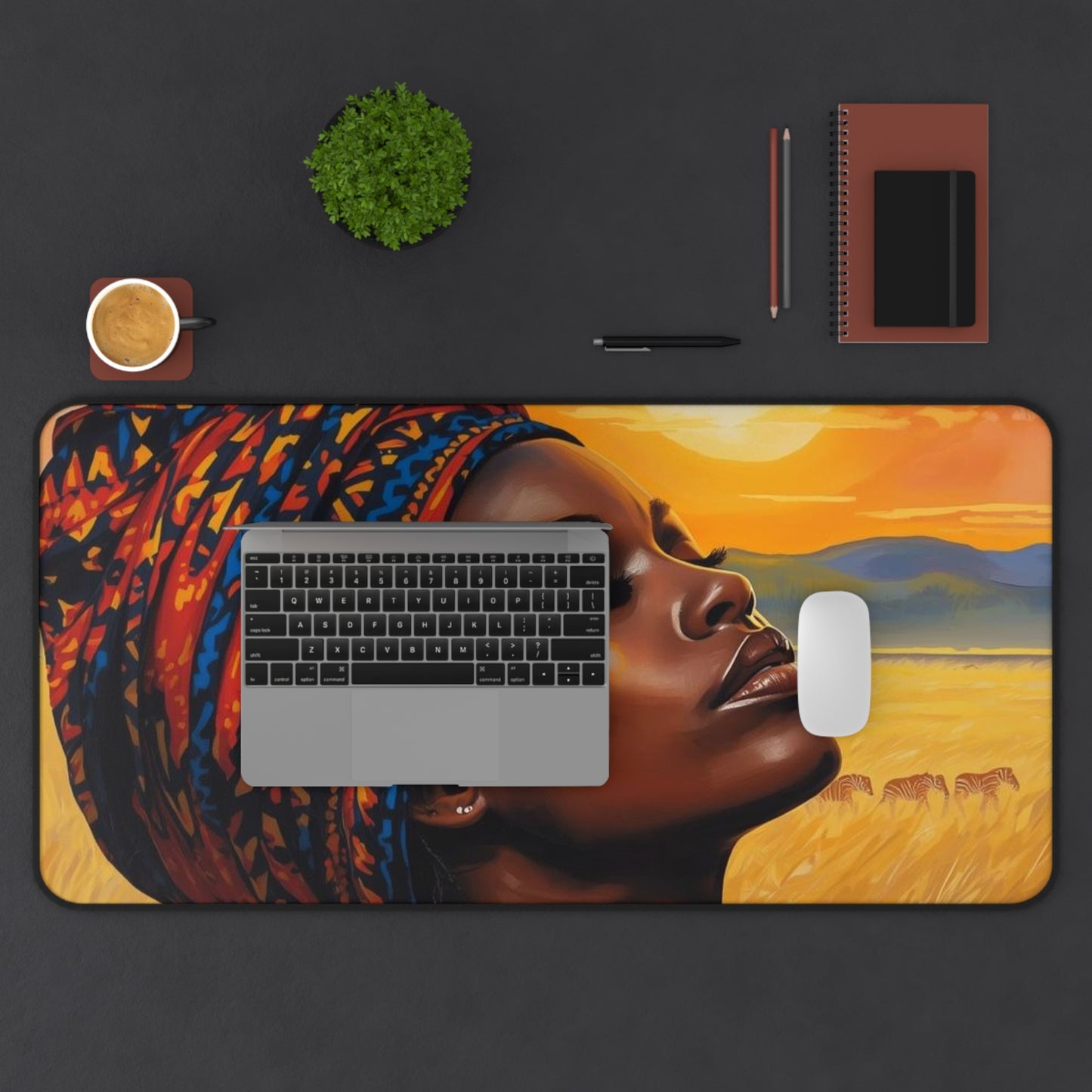 Sunrise in the Serengeti Desk Mat