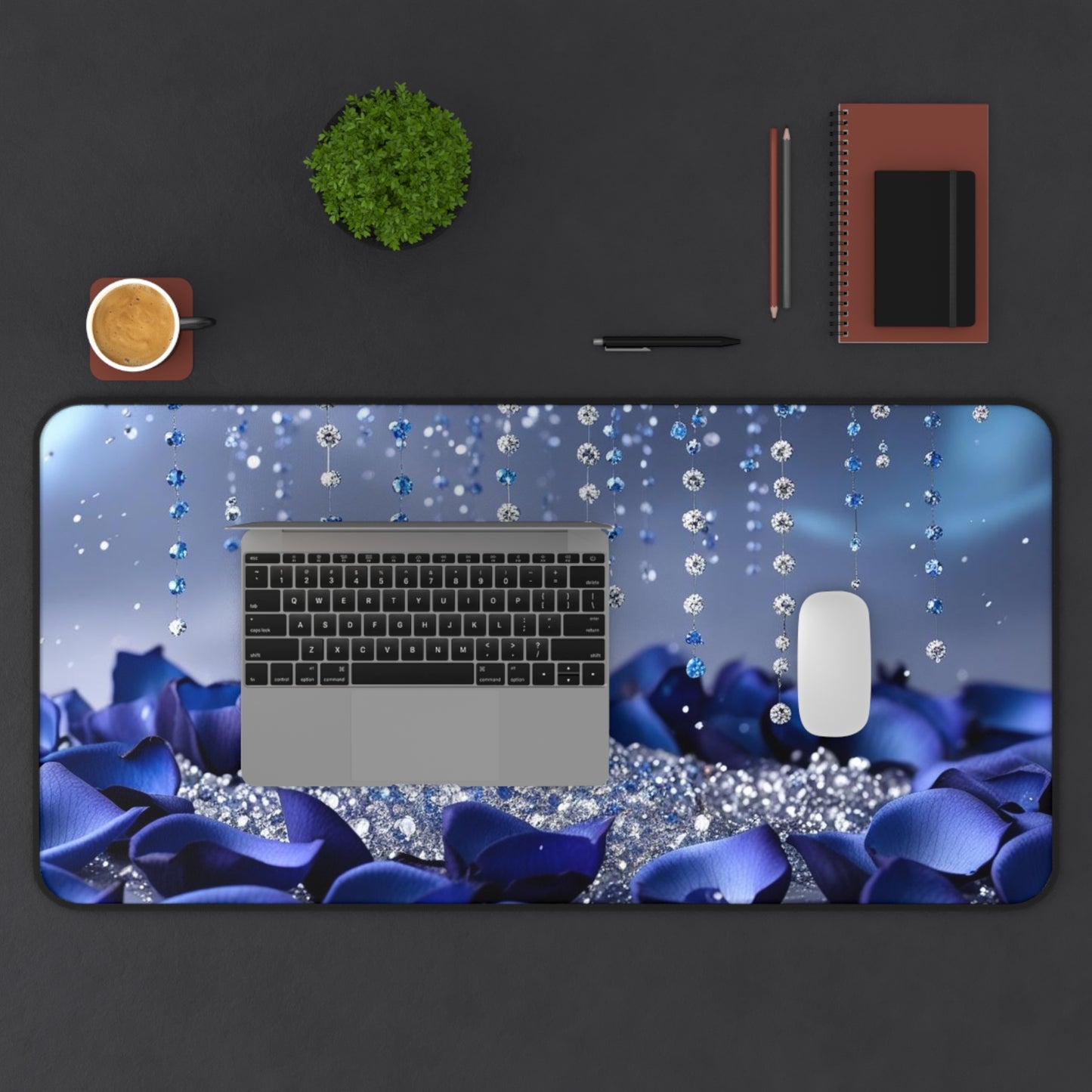 Crystal Rain Desk Mat