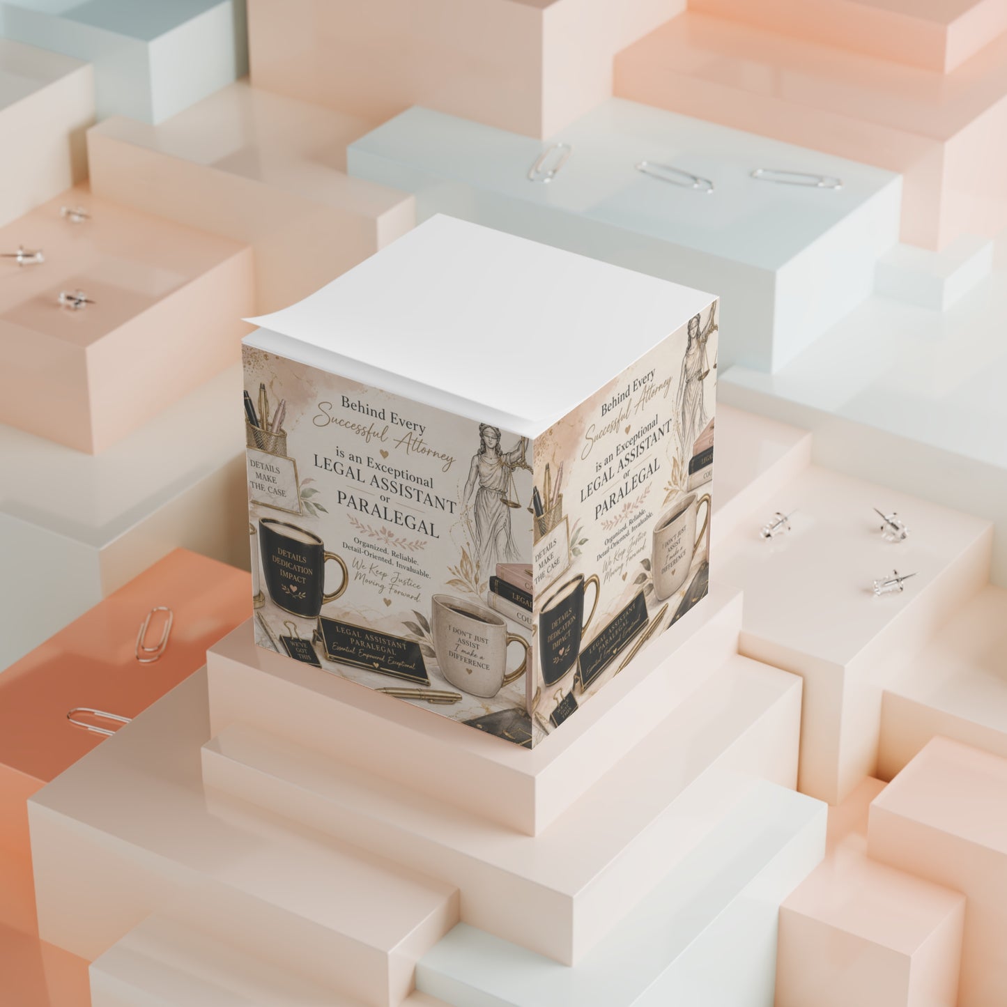 Counsel & Confidence: Paralegal or Legal Asst. Desk Memo Block