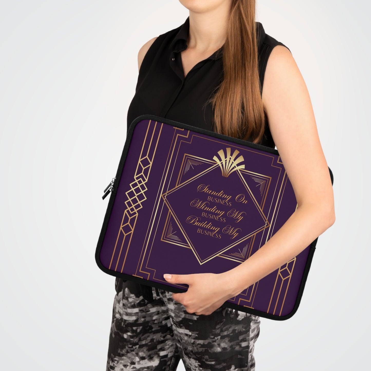 Business 2 (Purple) Laptop Sleeve