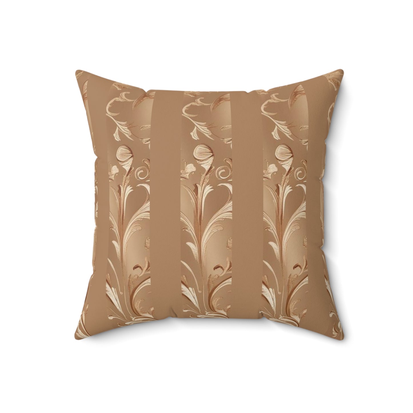 Mocha Bliss Spun Polyester Square Pillow