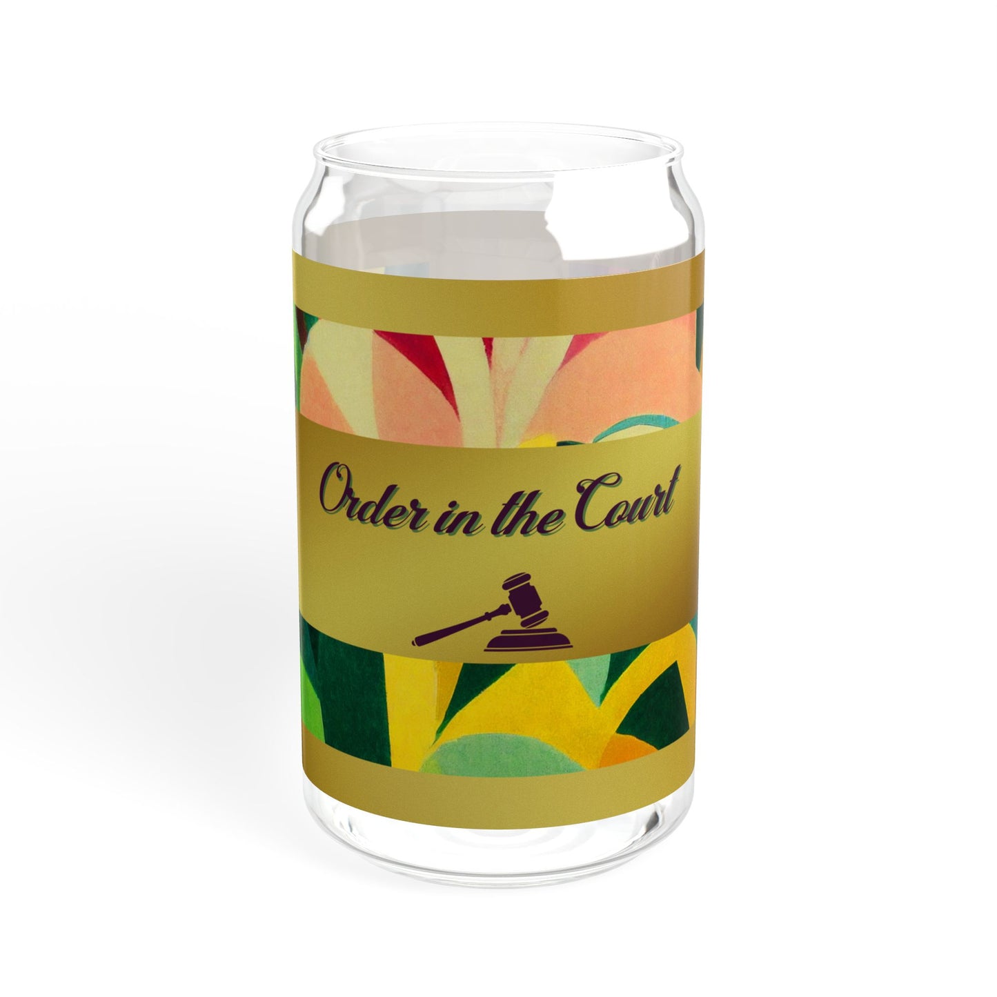 Order in the Court Sipper Glass, 16oz