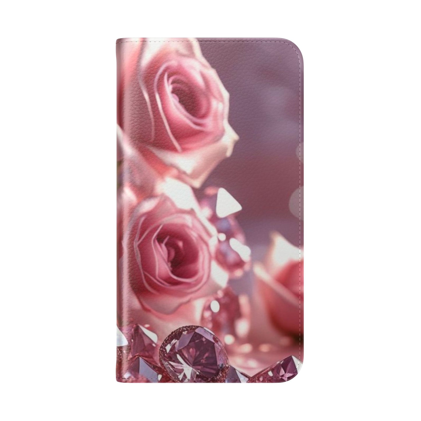 Pink Diamonds & Petals Flip Cases