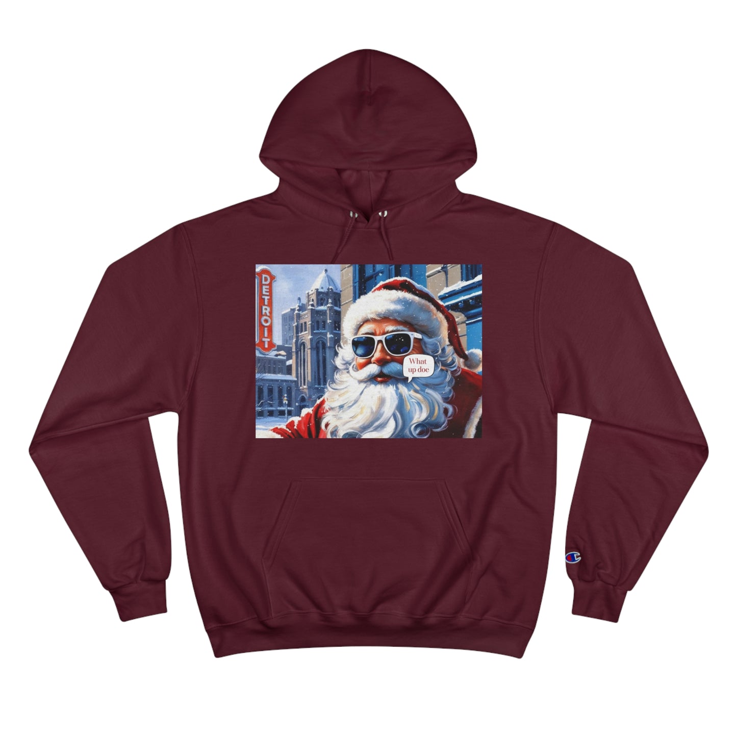 Motor City Santa Champion Hoodie