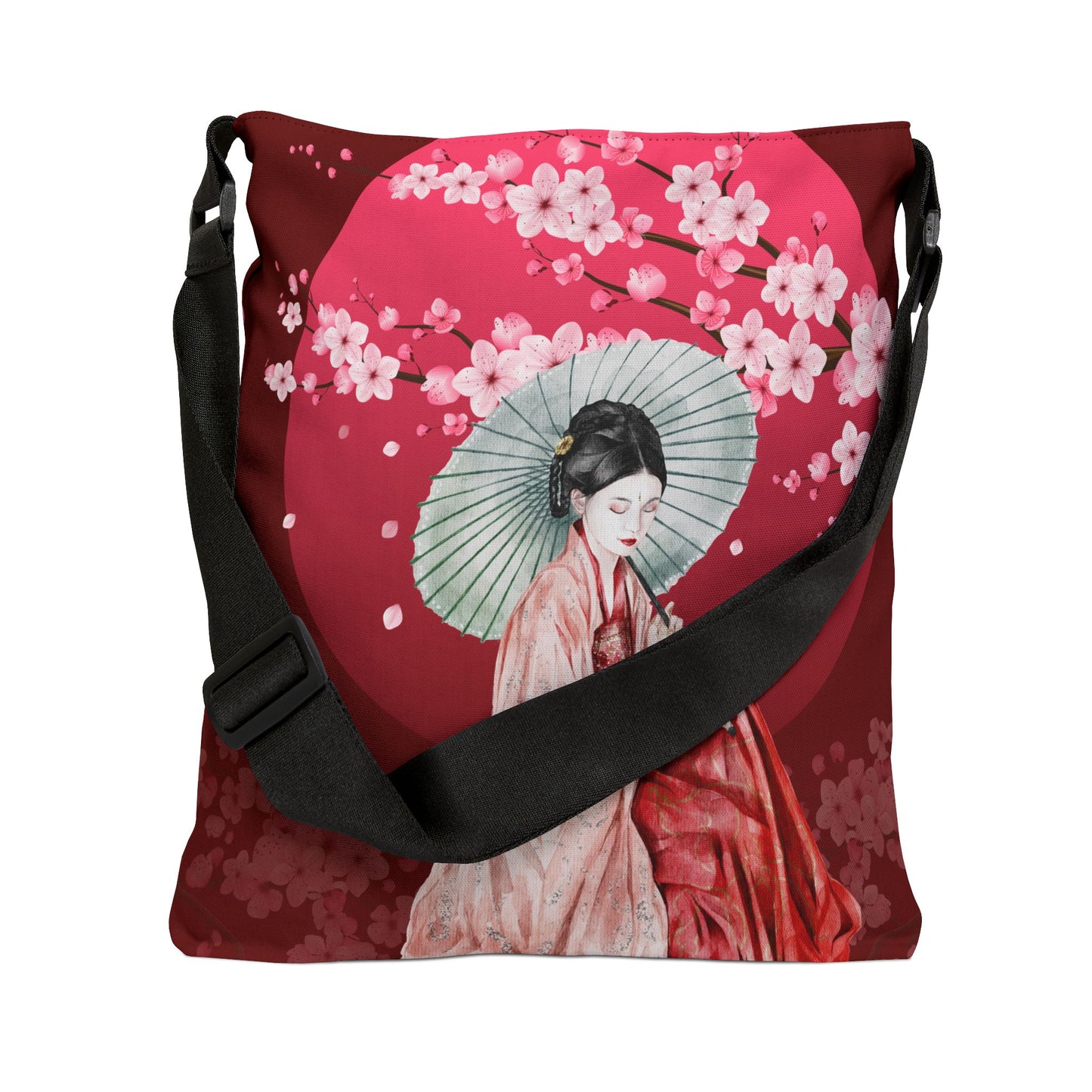 Cherry Blossoms Cherry Moon Adjustable Tote Bag (AOP)