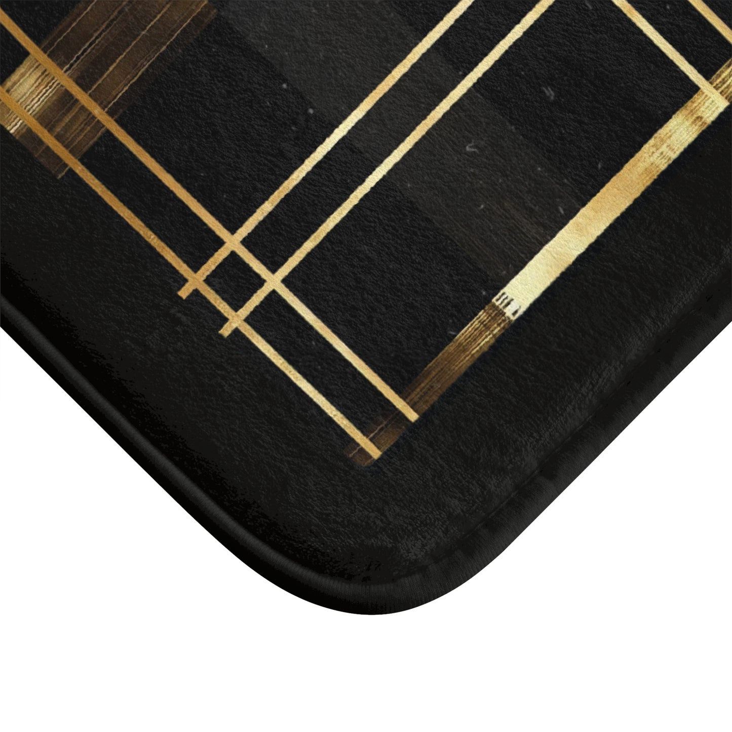 Noir & Gold Glam Bath Mat