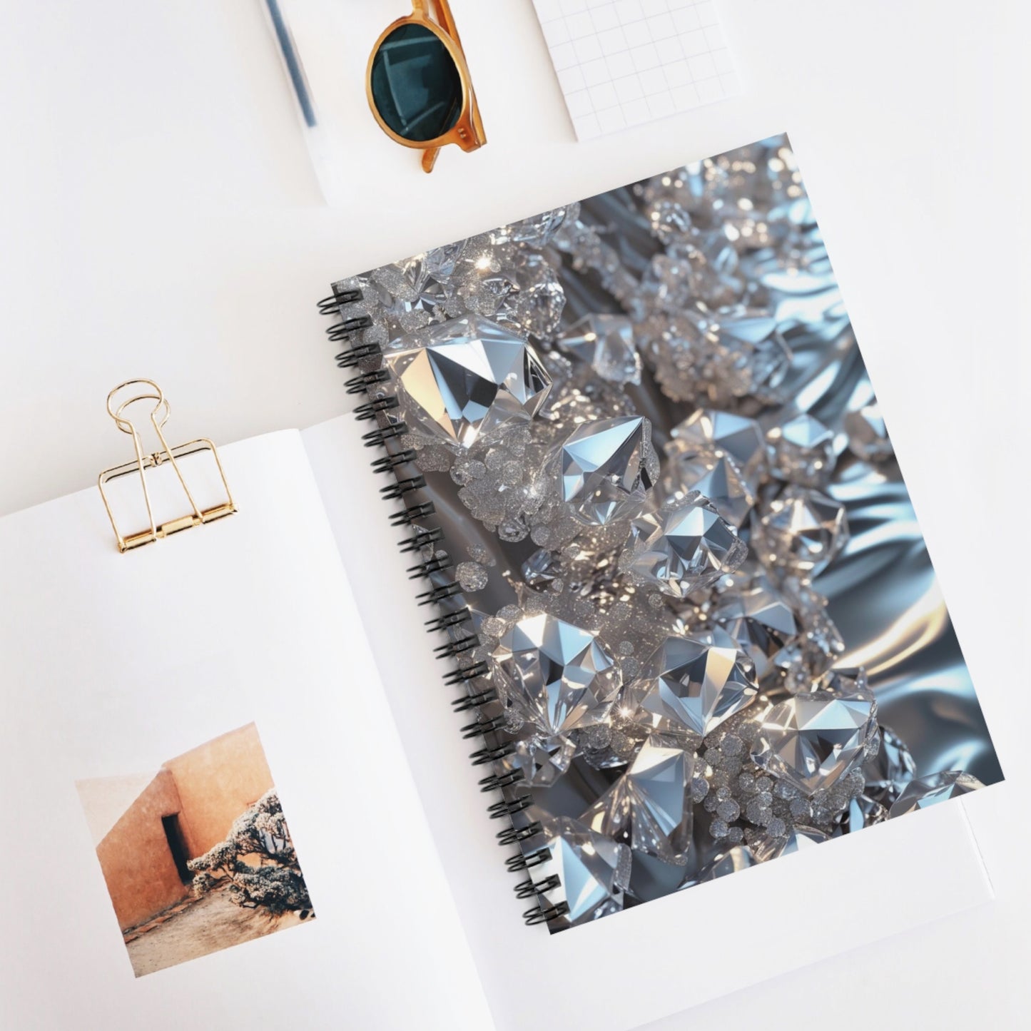 Diamond Life Spiral Notebook - Ruled Line