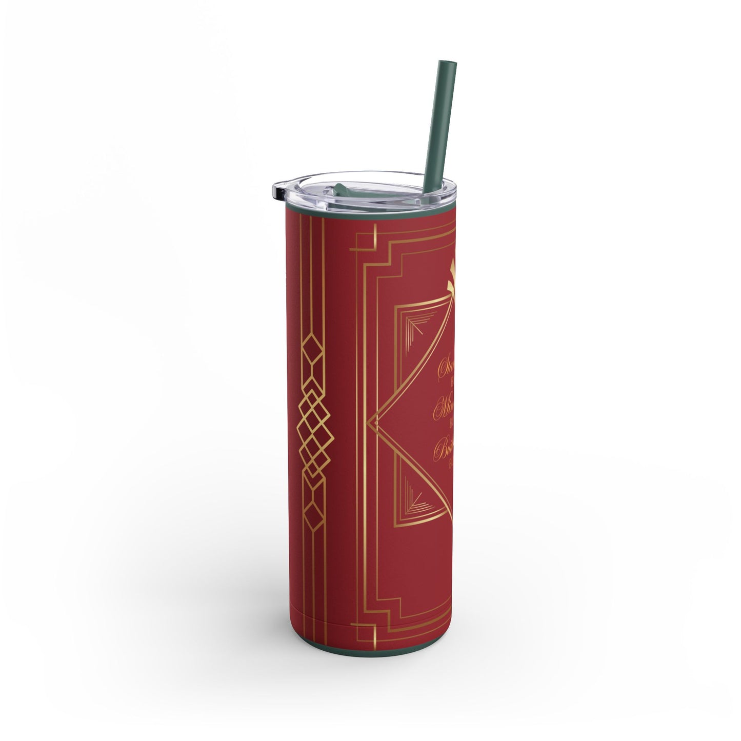 Business 2 (Red) Maars Maker Skinny Matte Tumbler, 20oz
