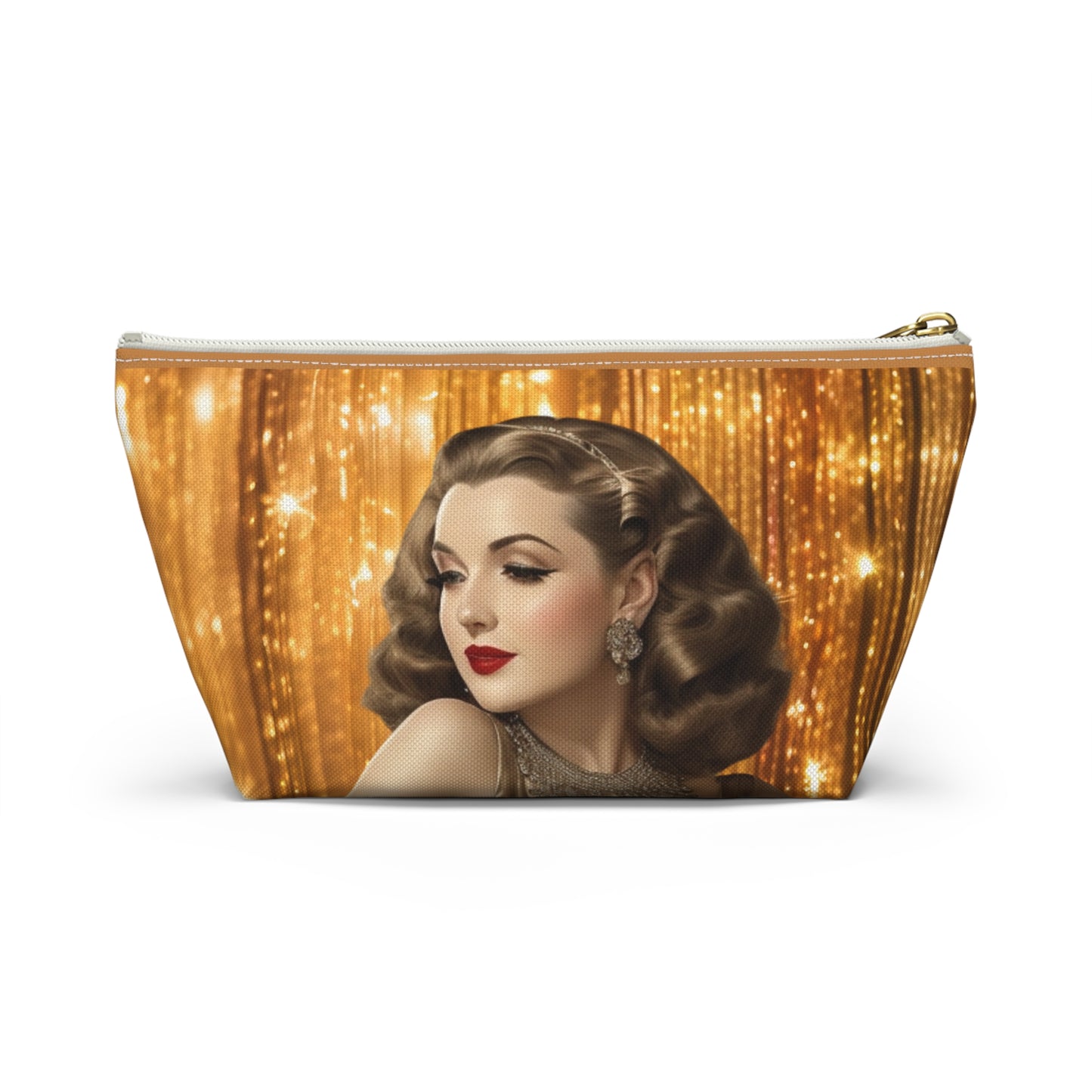 Retro Glam Girl "Ingrid" Accessory Pouch w T-bottom