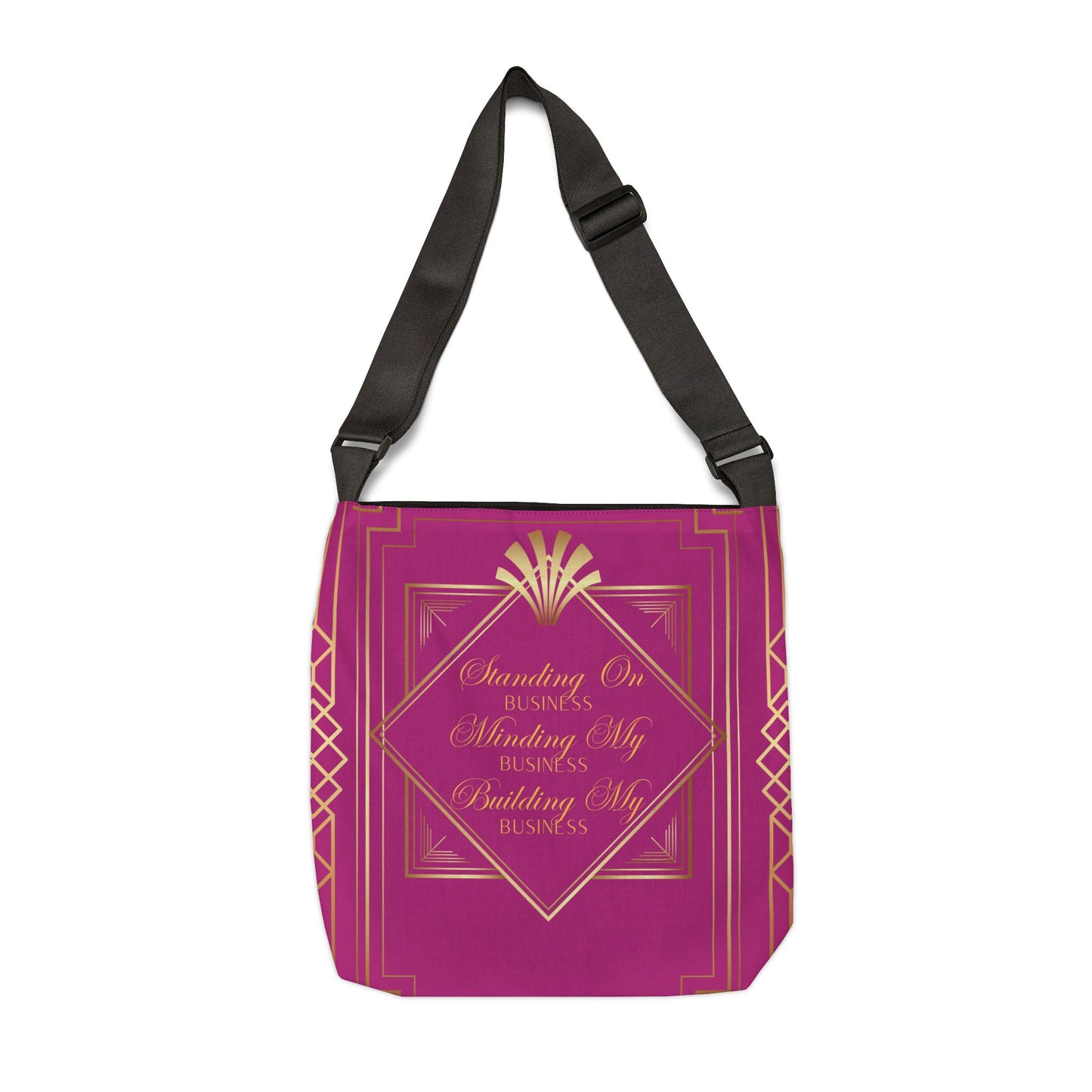Business 2 (Pink) Adjustable Tote Bag (AOP)