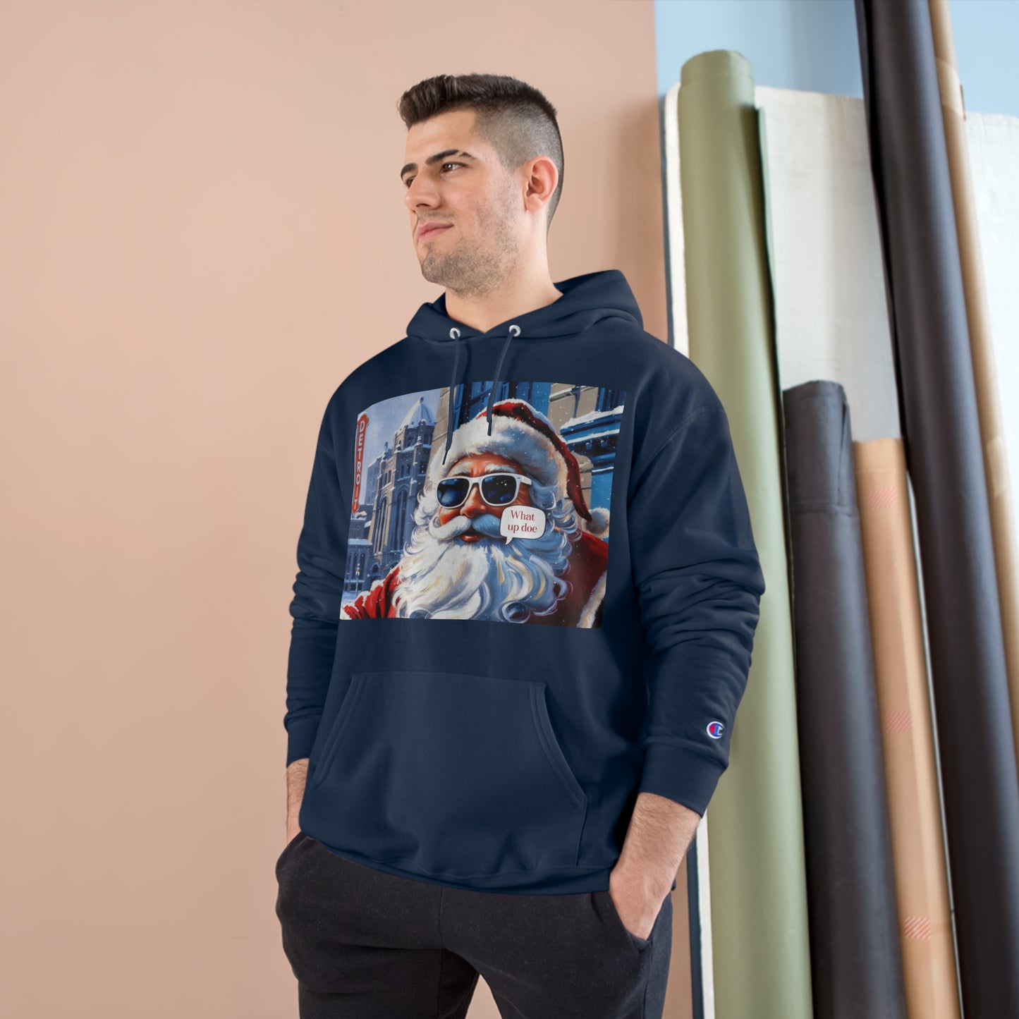 Motor City Santa Champion Hoodie
