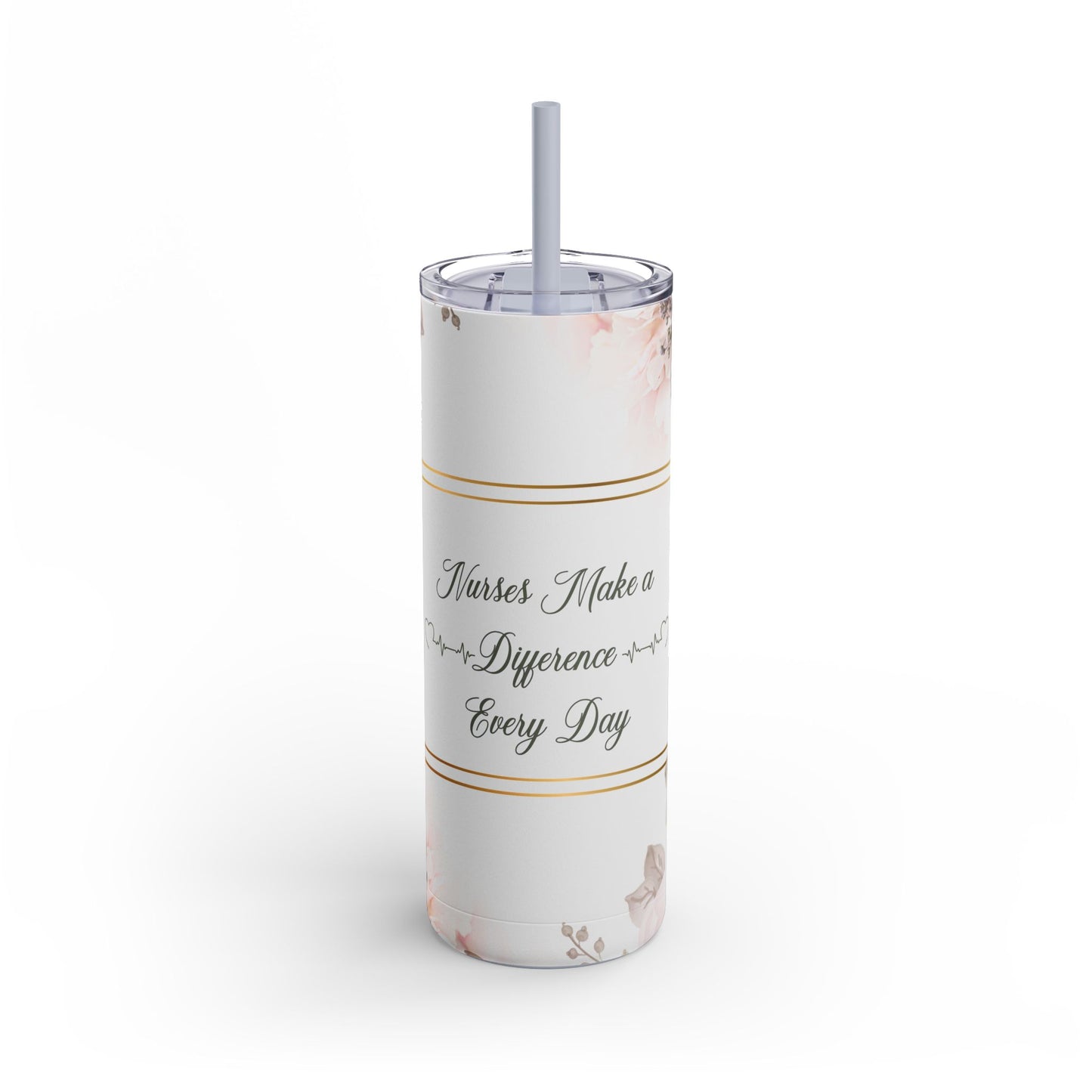 Nurses Make a Difference Maars Maker Skinny Matte Tumbler, 20oz