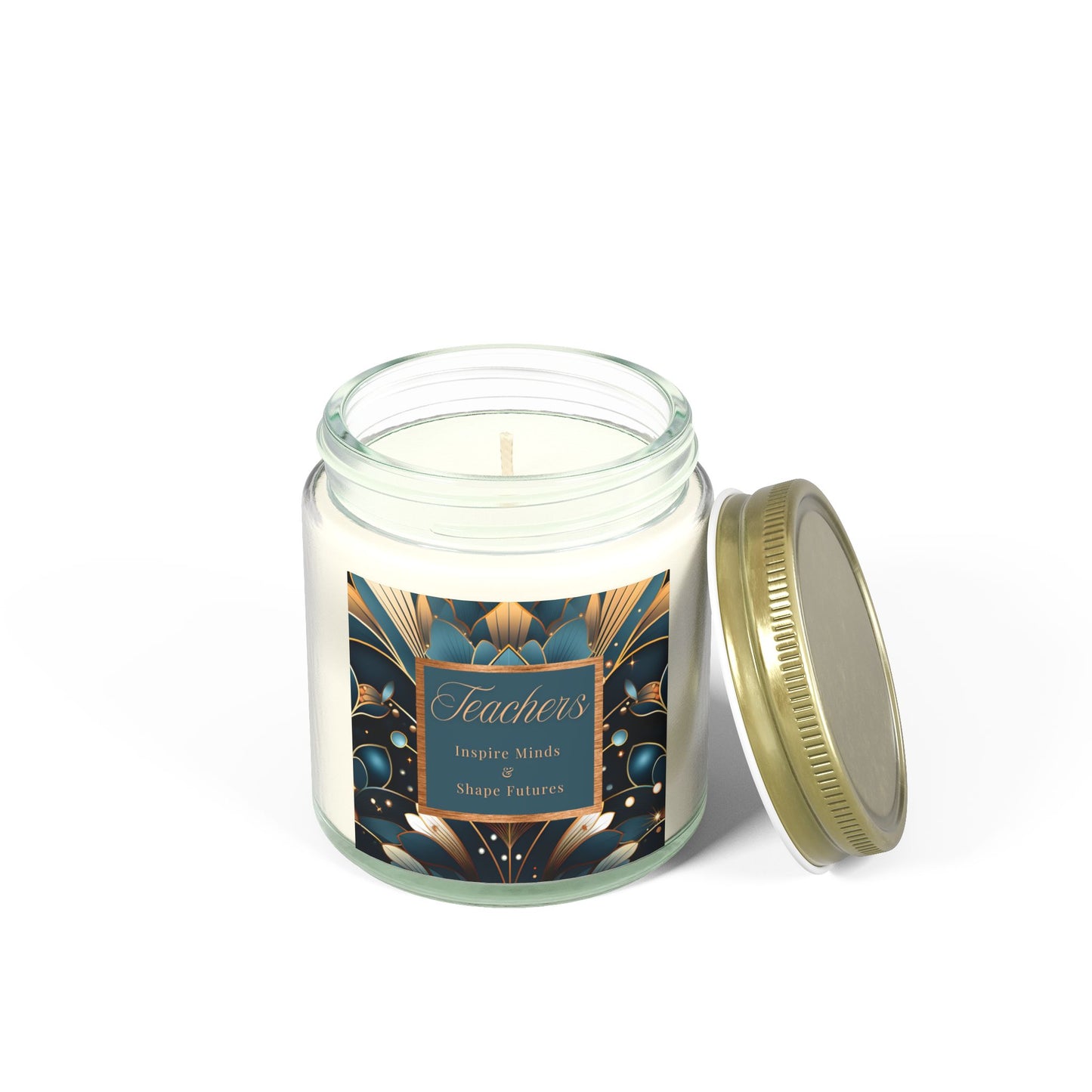 Teachers Scented Candles, Coconut Apricot Wax (4oz, 9oz)
