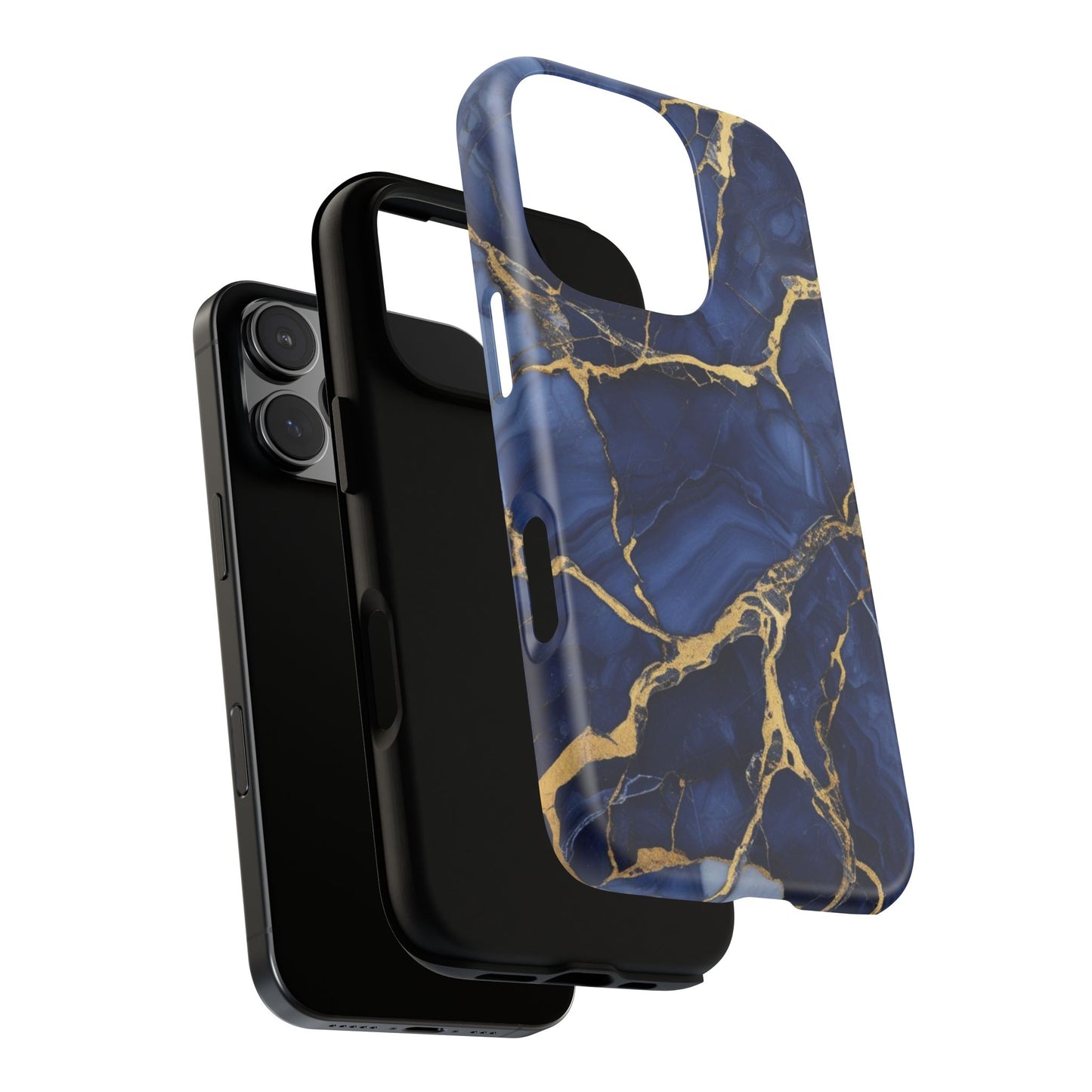 Indigo Marble Tough Cases