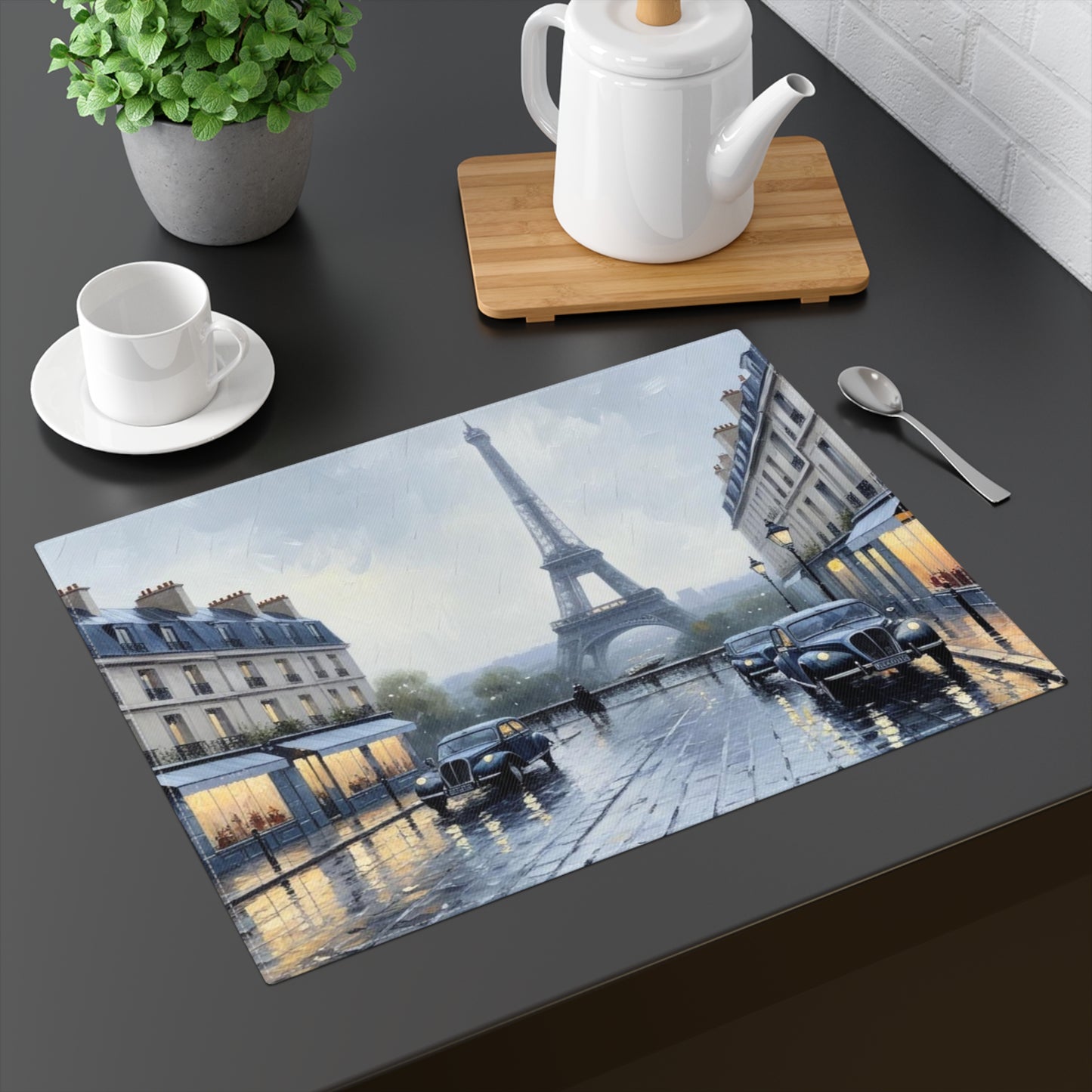 A Rainy Day in Paris Placemat, 1pc
