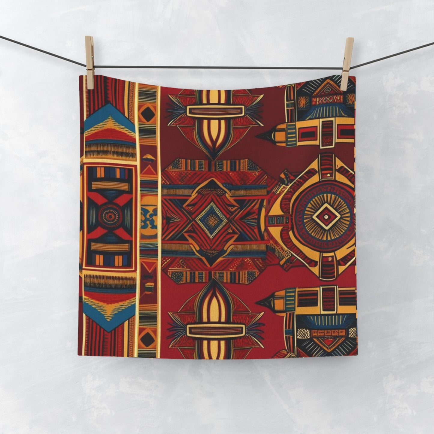 African Canvas 1 Face Towel