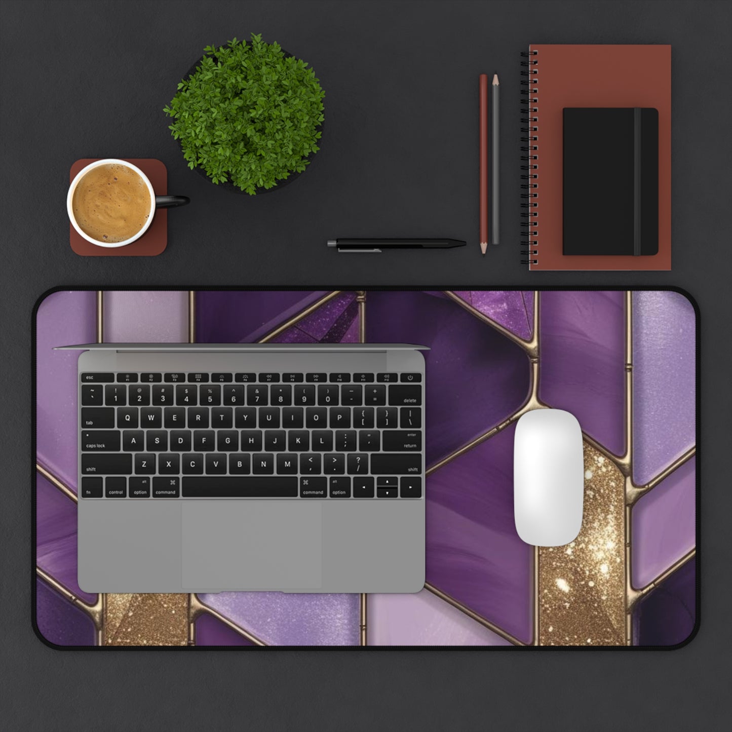 Amethyst Mosaic Desk Mat