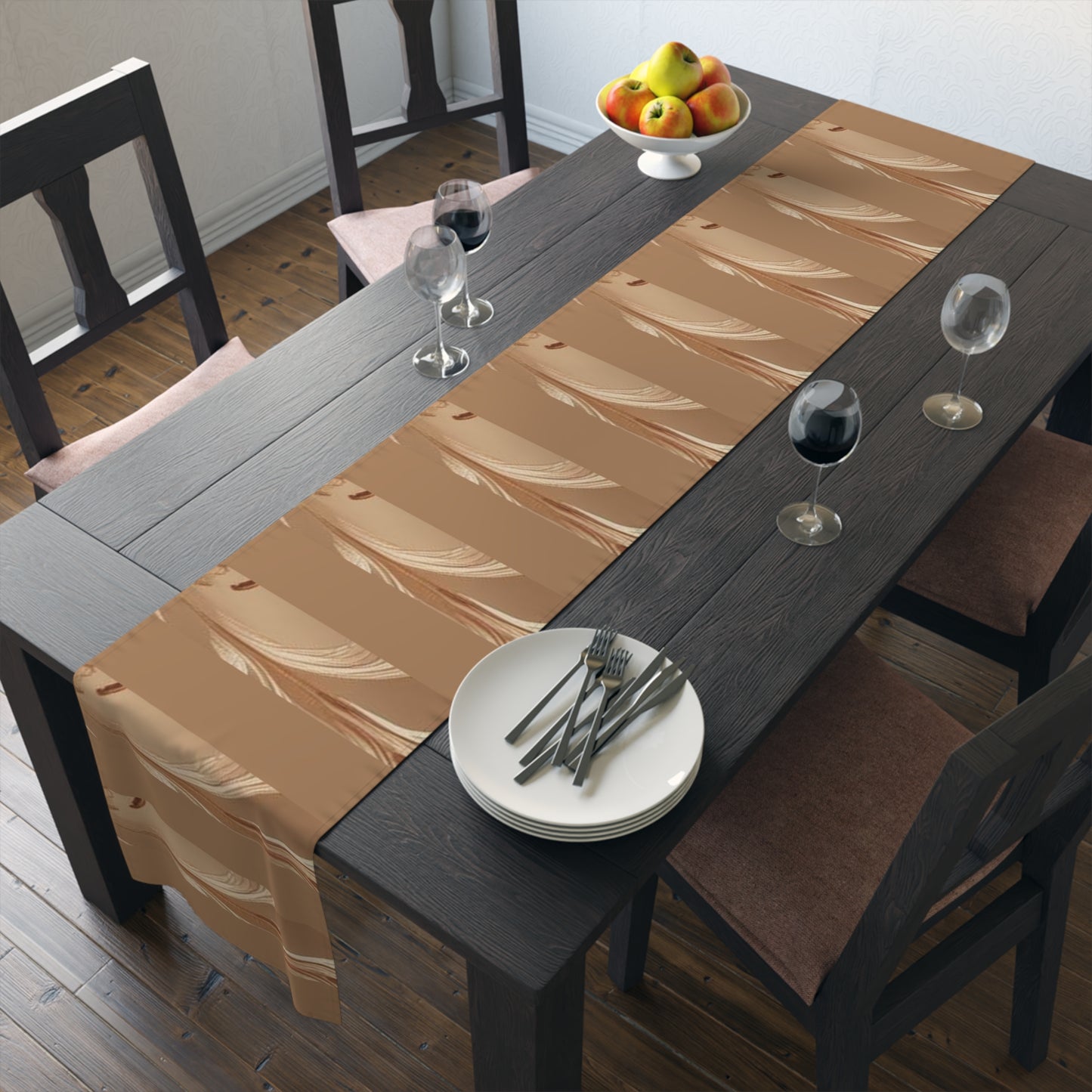 Mocha Bliss Table Runner (Cotton, Poly)