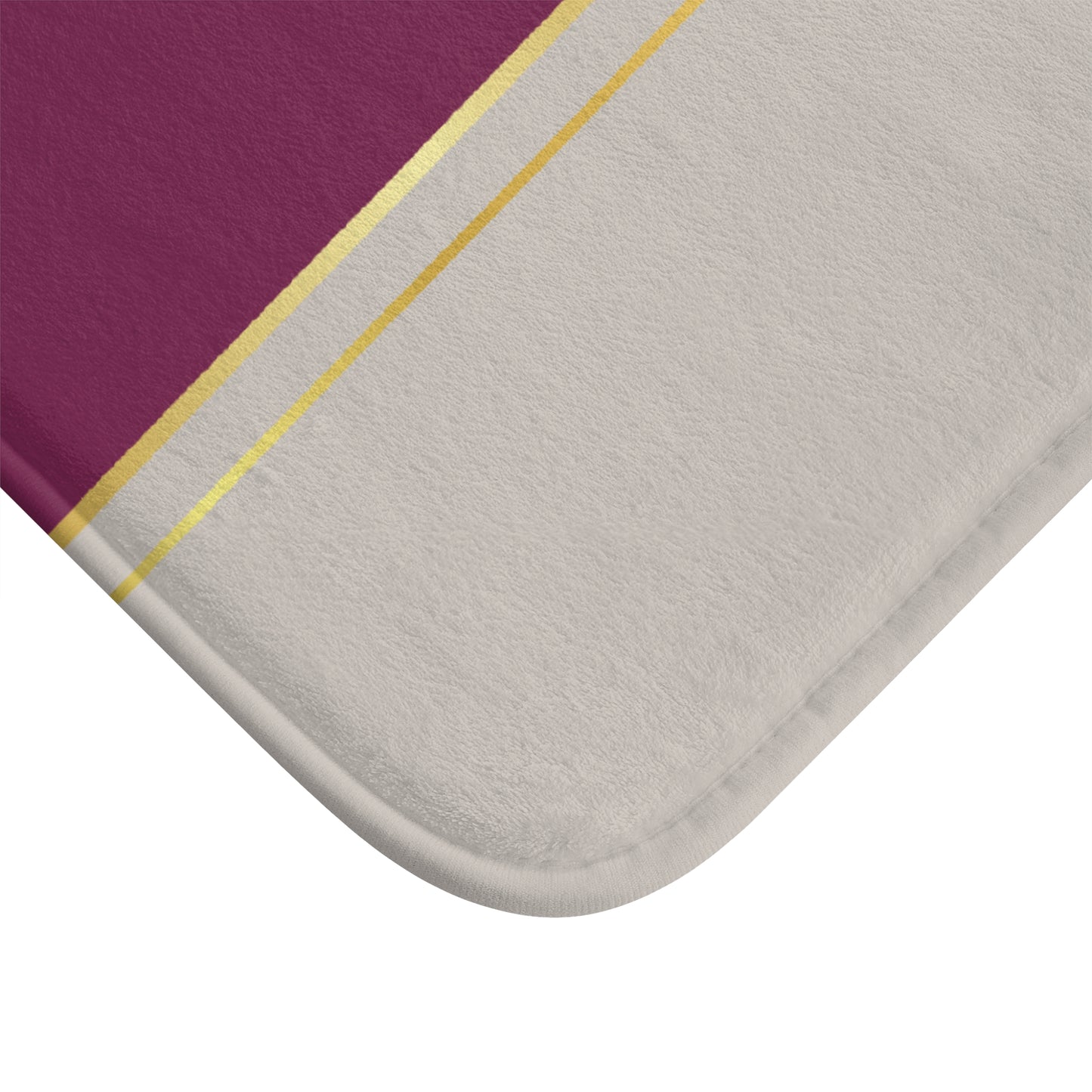 Fuchsia & Taupe Haven Bath Mat