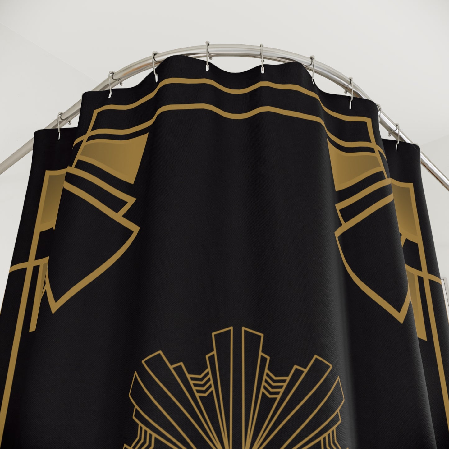 Midnight Luxe (Ebony) Shower Curtains