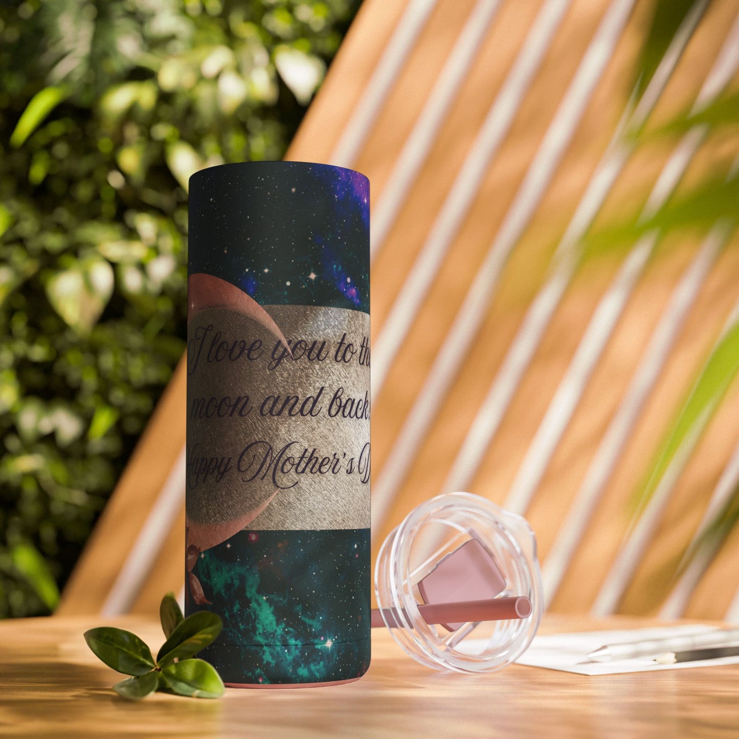 "I Love You to the Moon" Maars Maker Skinny Matte Tumbler, 20oz