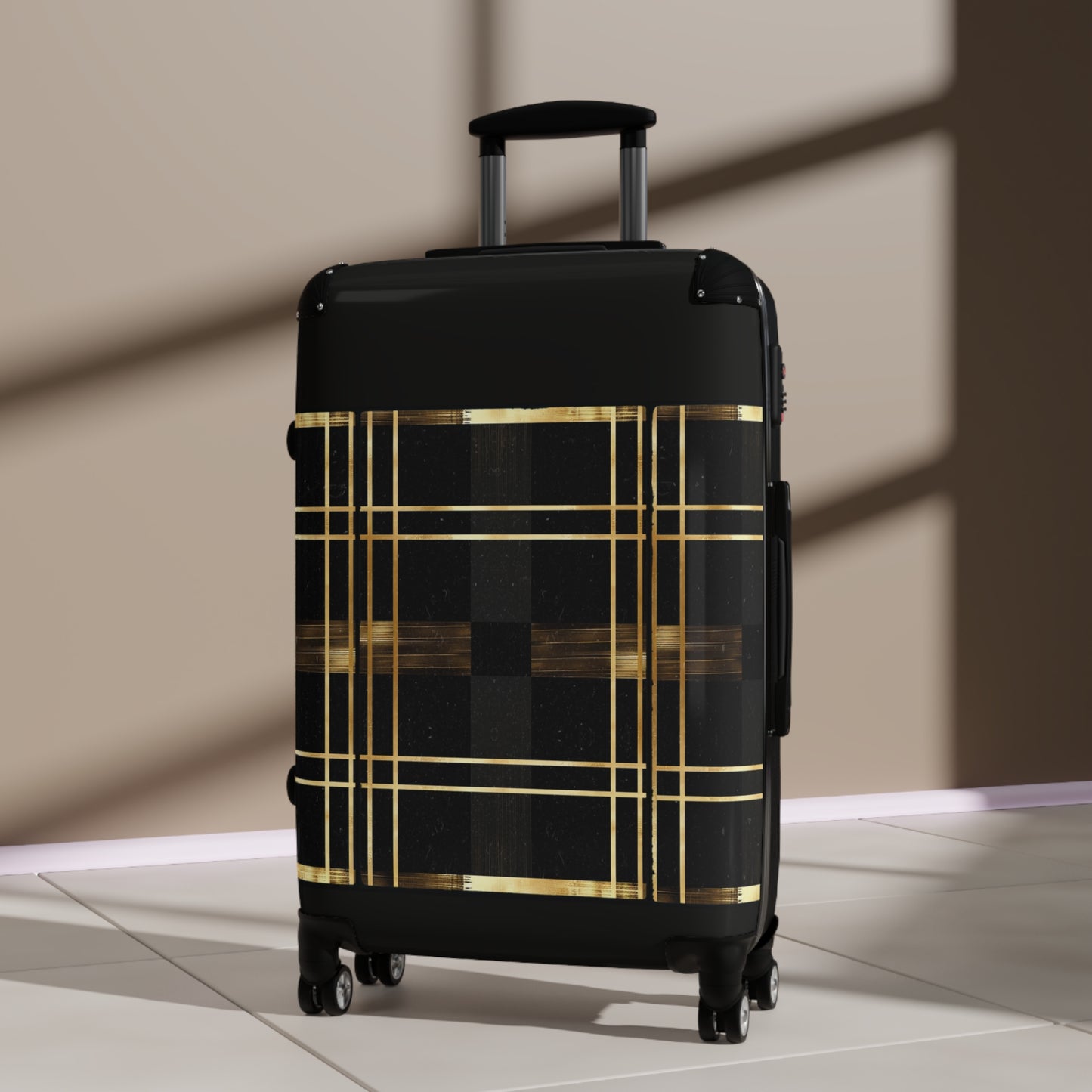 Noir & Gold Glam Suitcase