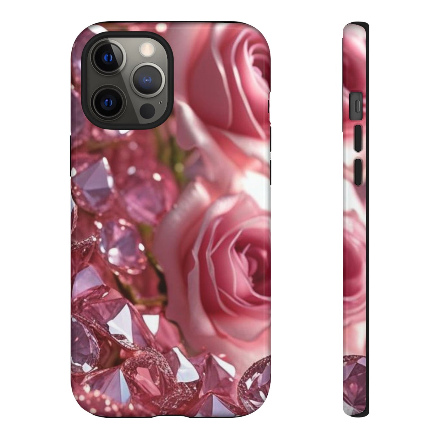 Pink Diamonds & Petals Tough Cases