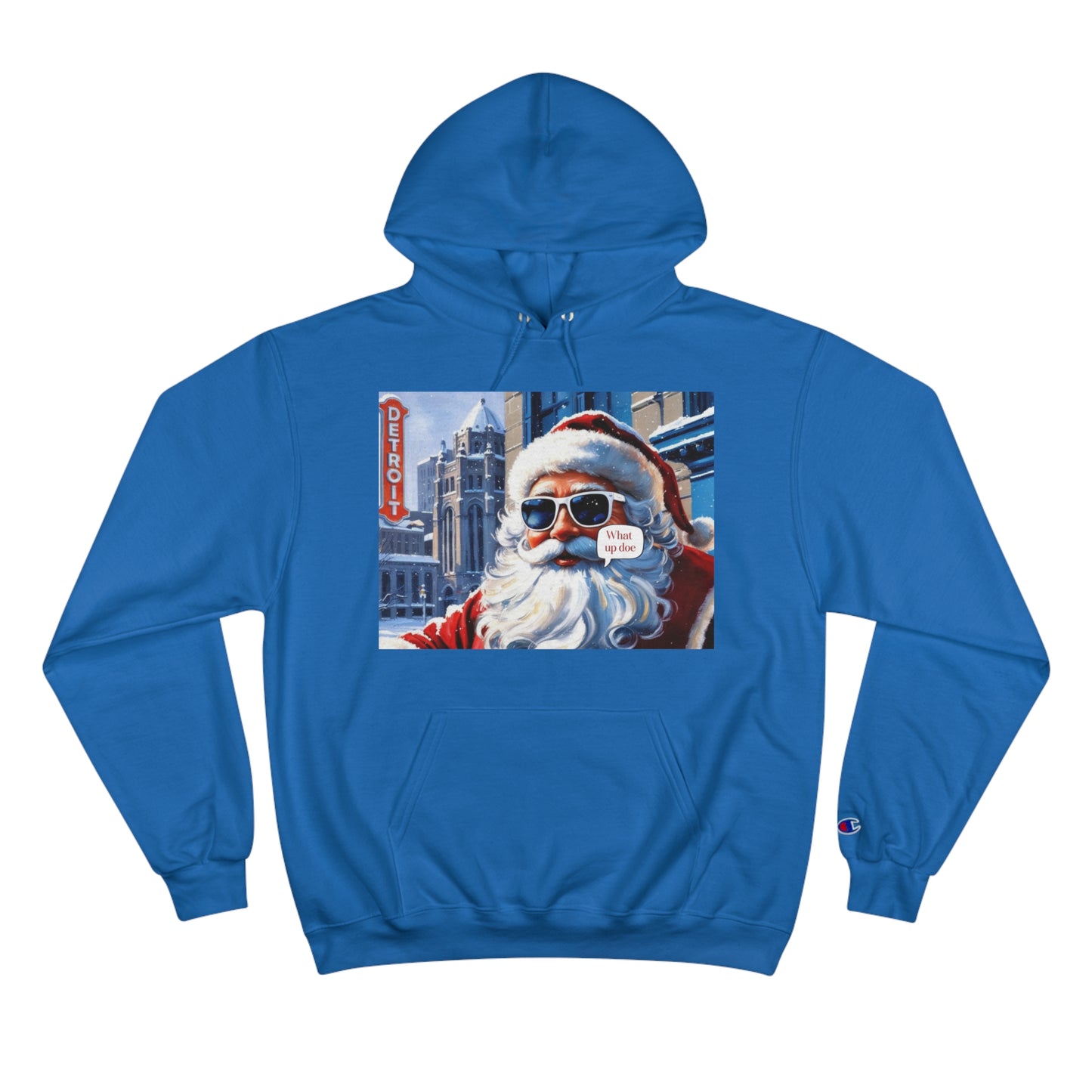 Motor City Santa Champion Hoodie
