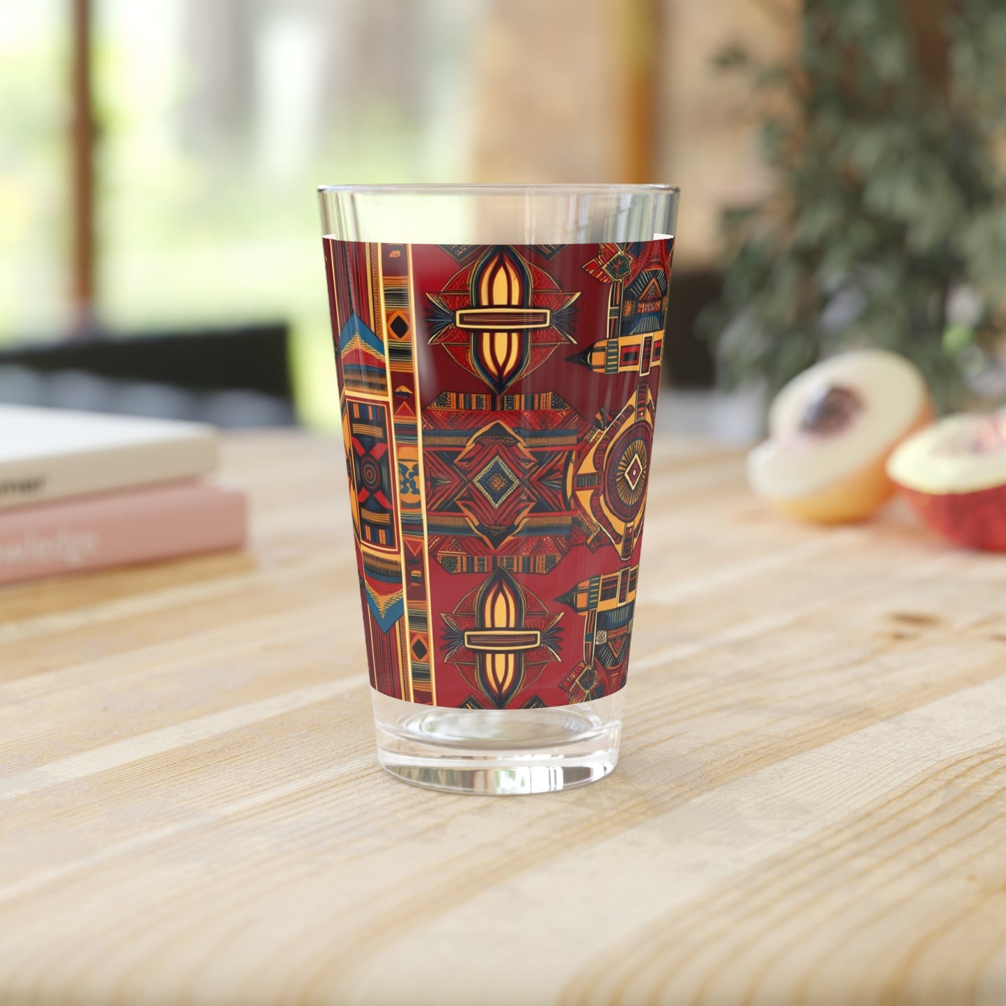 African Canvas 1 Pint Glass, 16oz