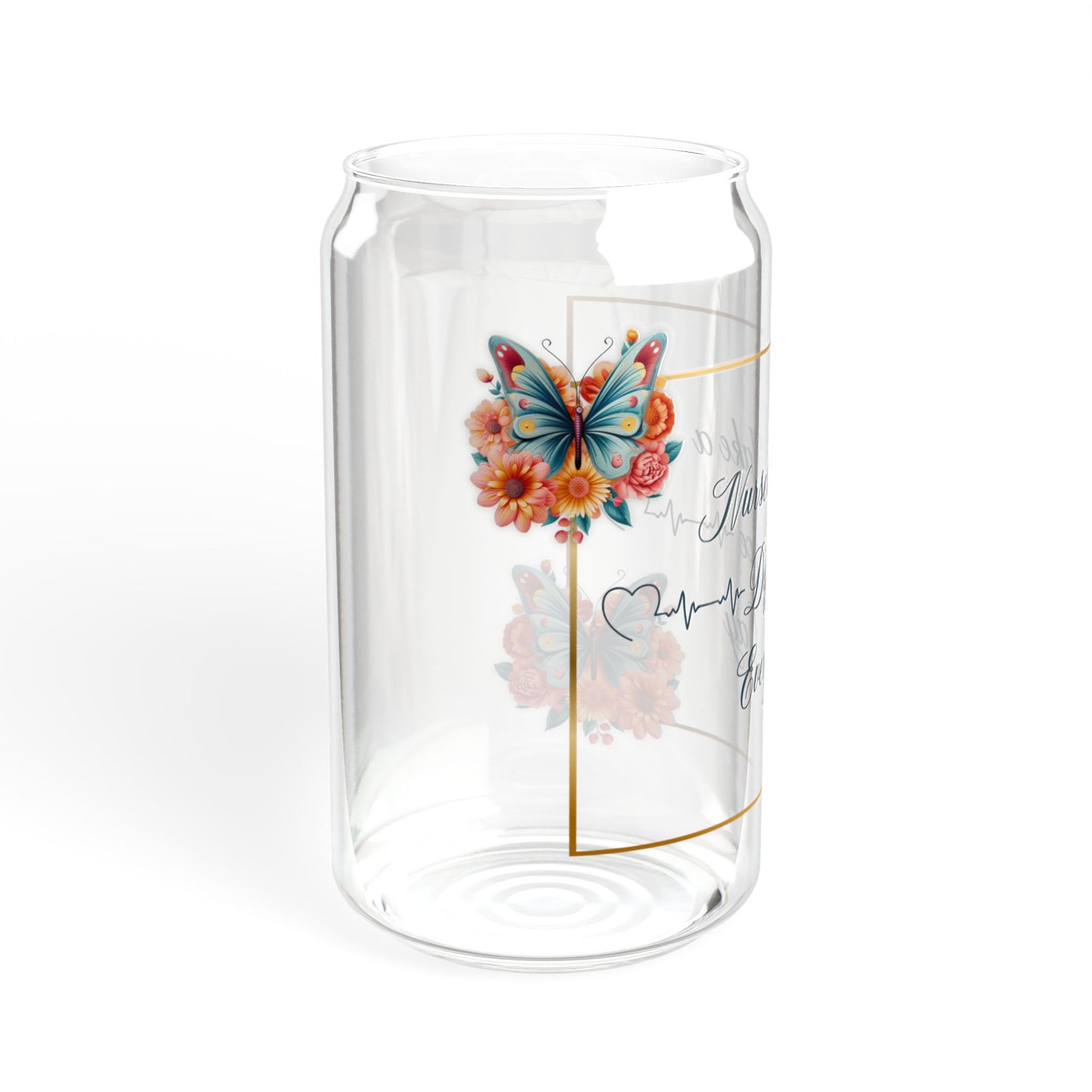 Nurses Make a Difference 2 Sipper Glass, 16oz