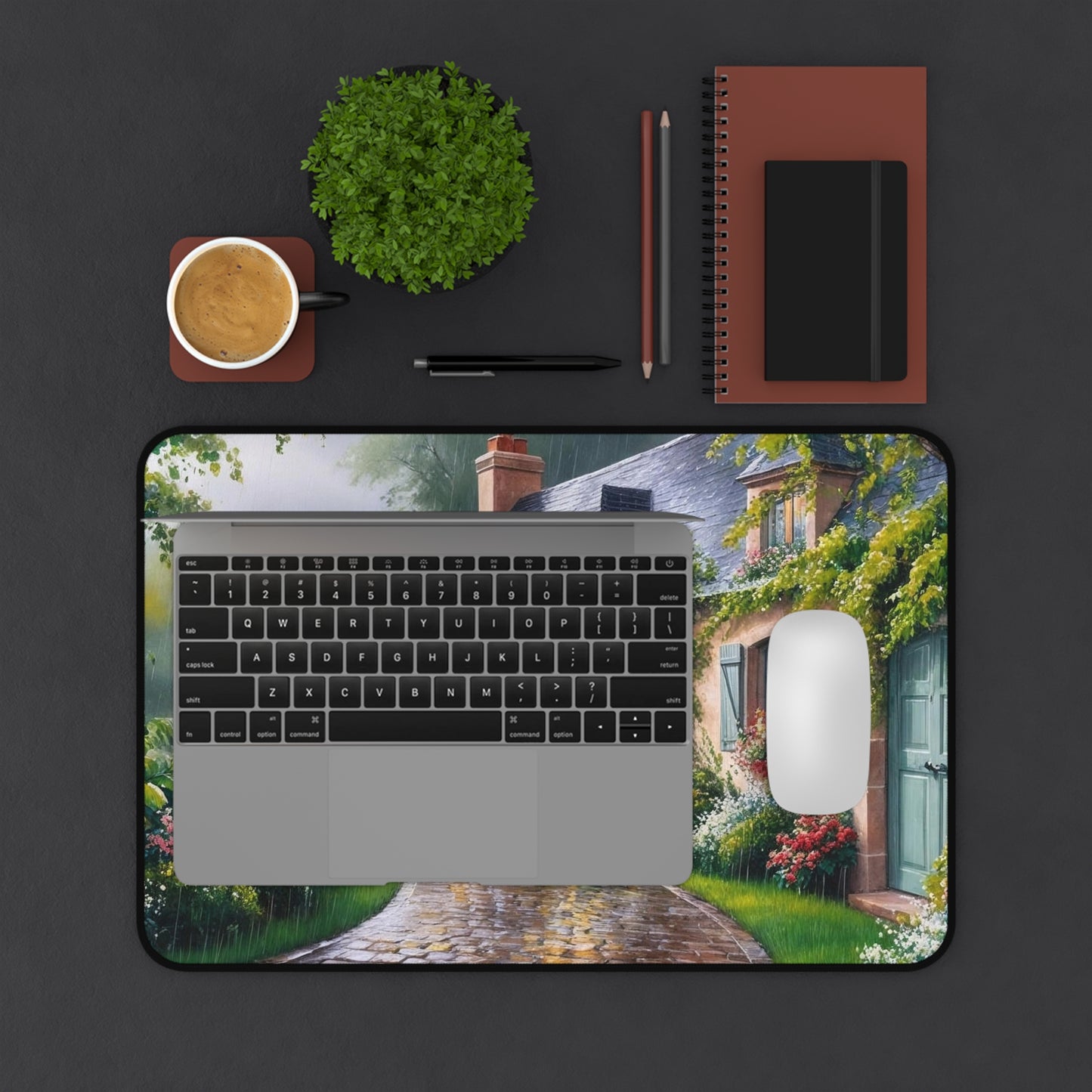 Cozy Day In Desk Mat