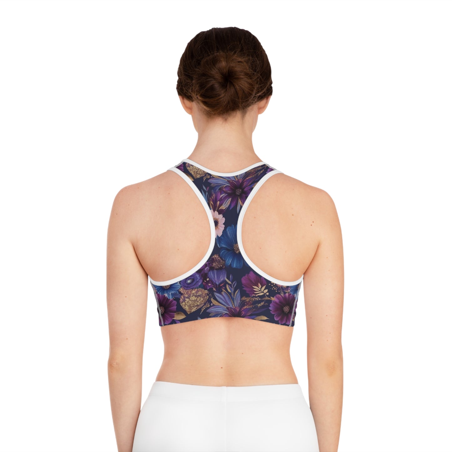 Floral Sports Bra (AOP)