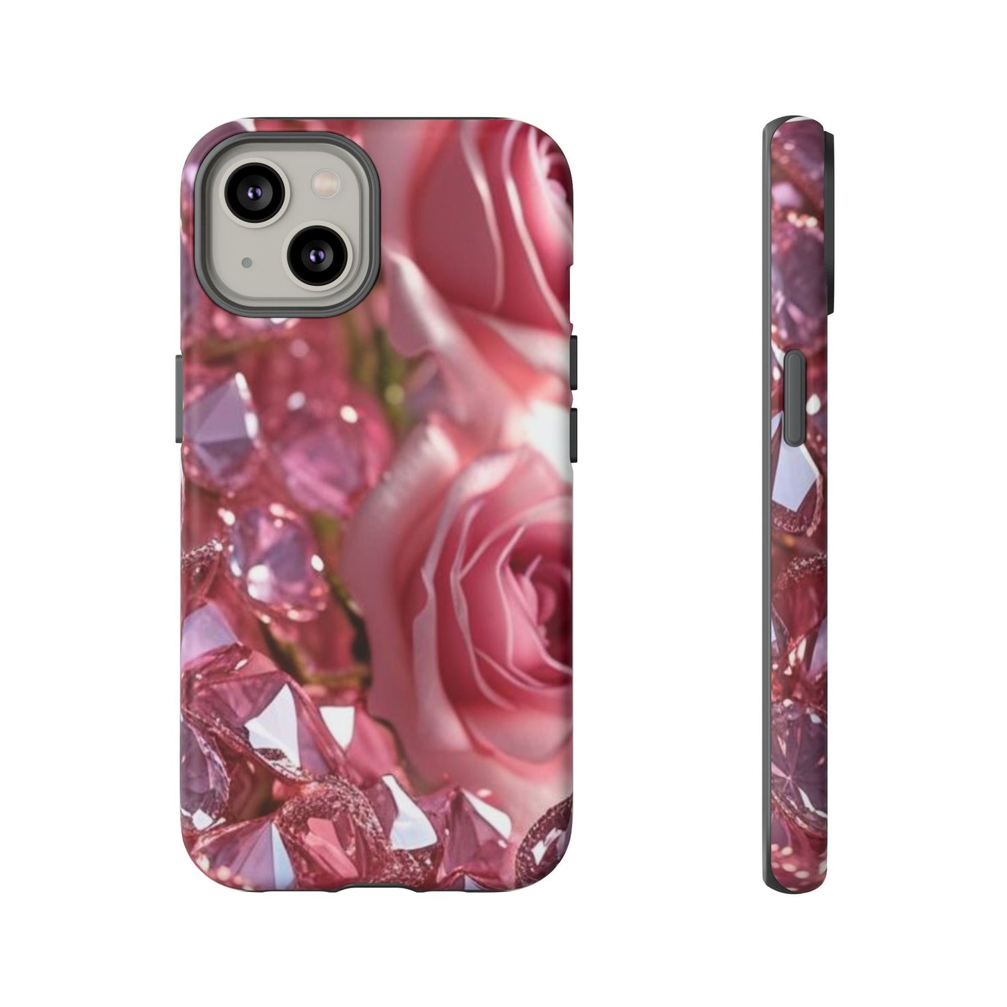 Pink Diamonds & Petals Tough Cases