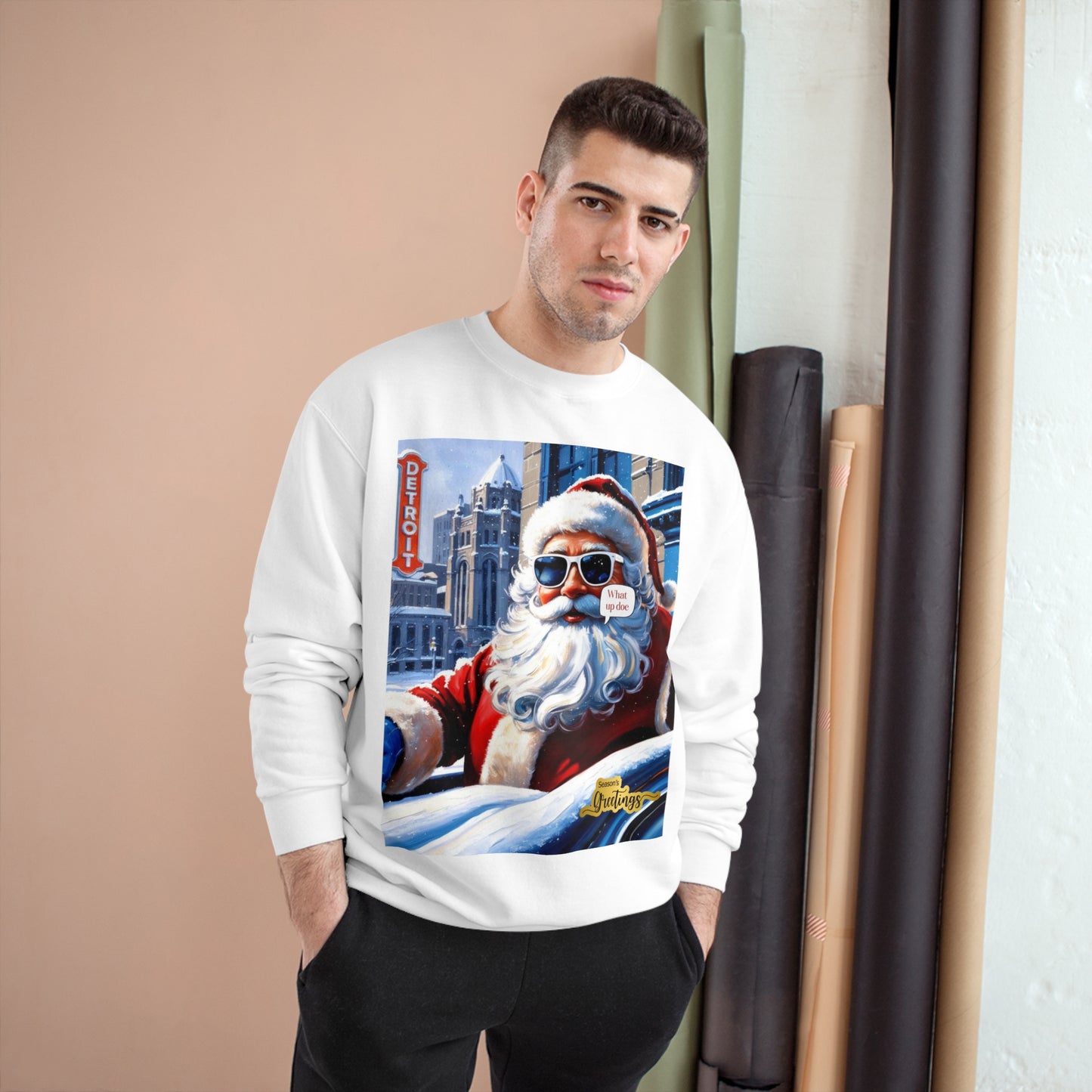 Motor City Santa Champion Sweatshirt