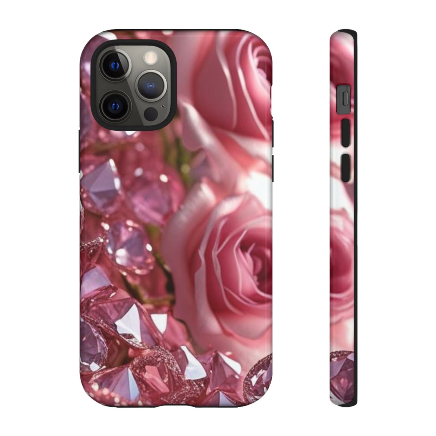 Pink Diamonds & Petals Tough Cases