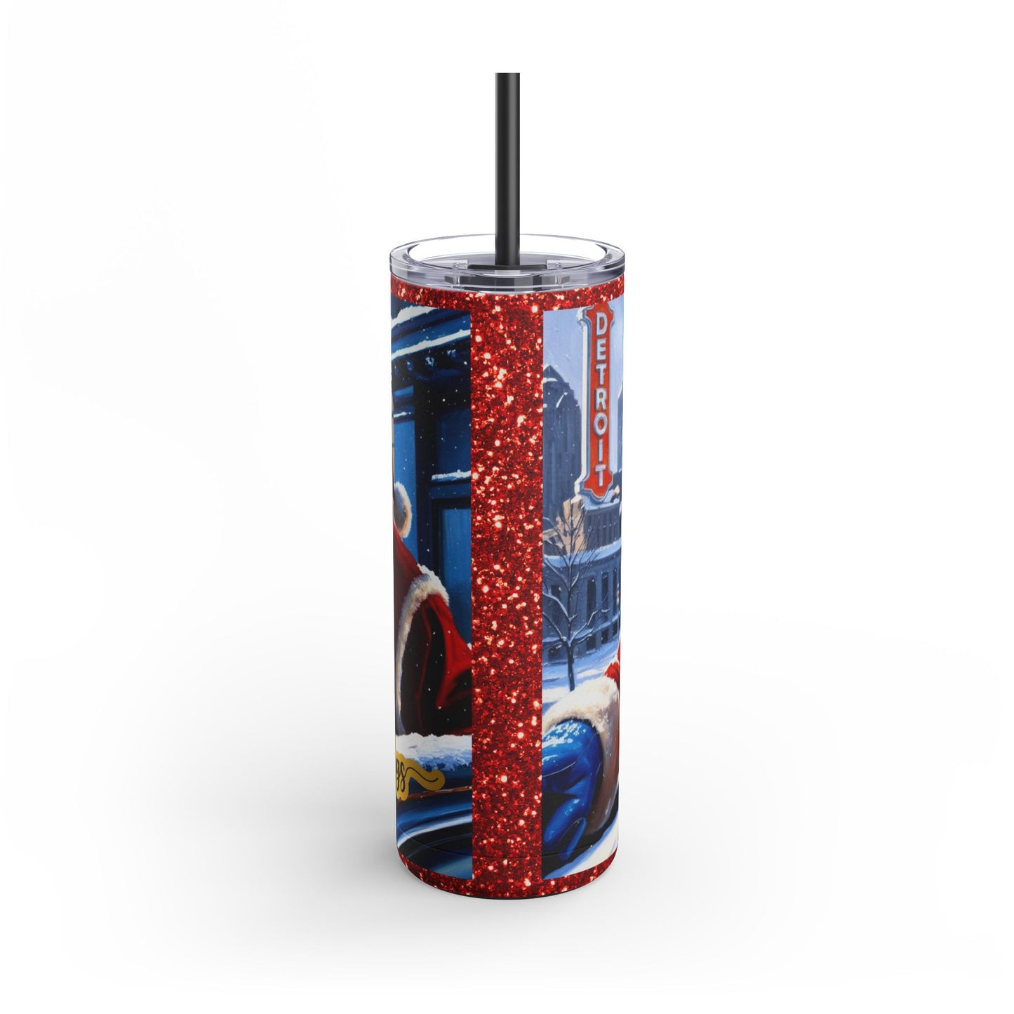 Motor City Santa Maars Maker Skinny Matte Tumbler, 20oz