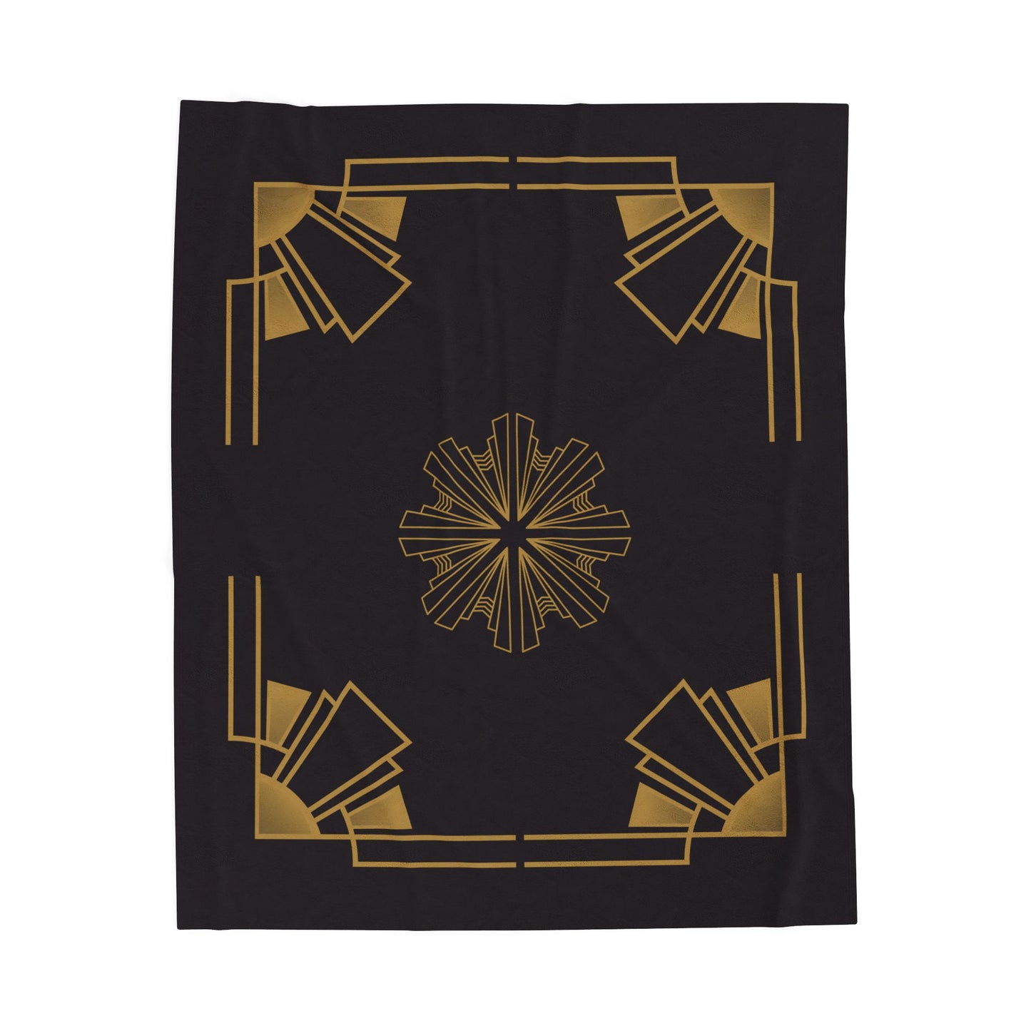 Midnight Luxe (Ebony) Velveteen Plush Blanket