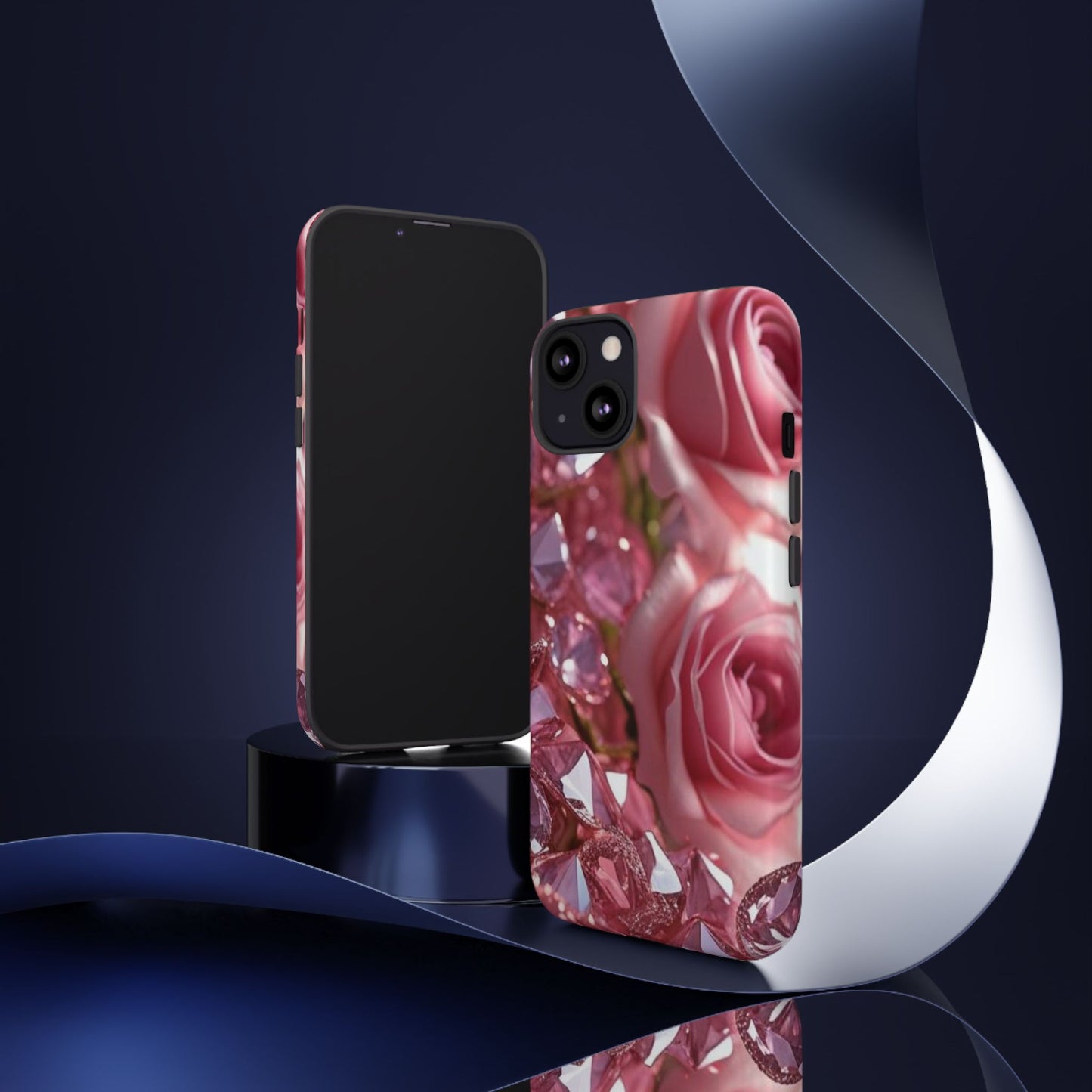 Pink Diamonds & Petals Tough Cases