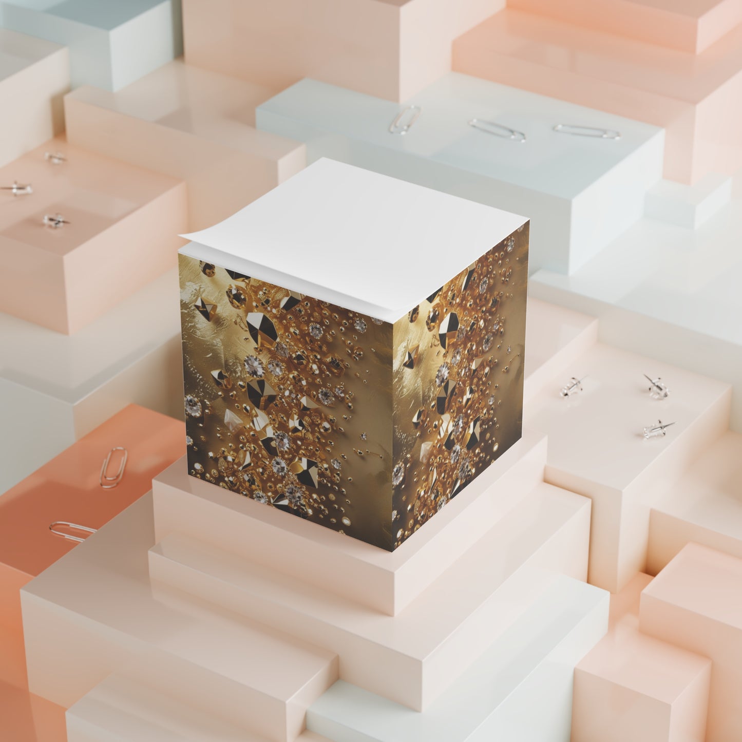 Golden Rush Note Cube