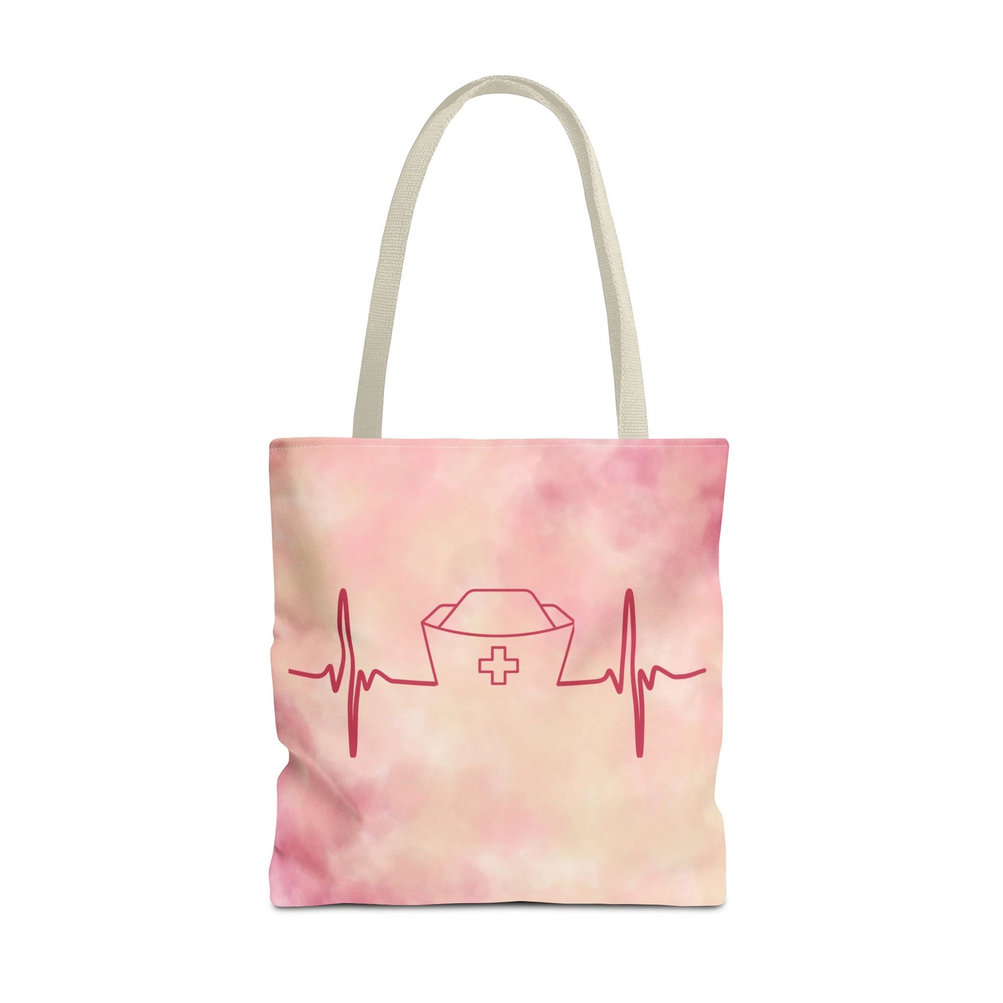 Nurse Heartbeat Tote Bag (AOP)