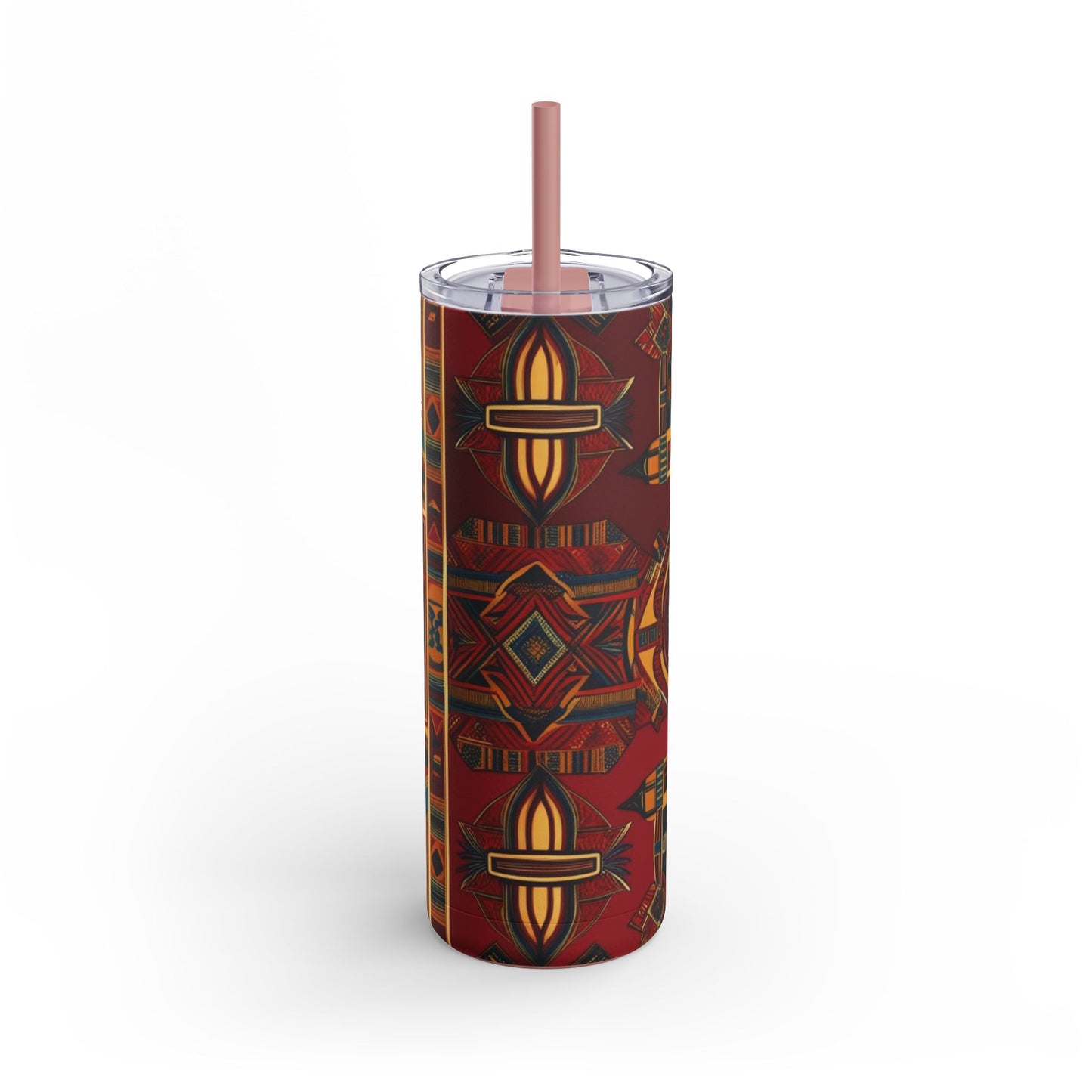 African Canvas 1 Maars Maker Skinny Matte Tumbler, 20oz