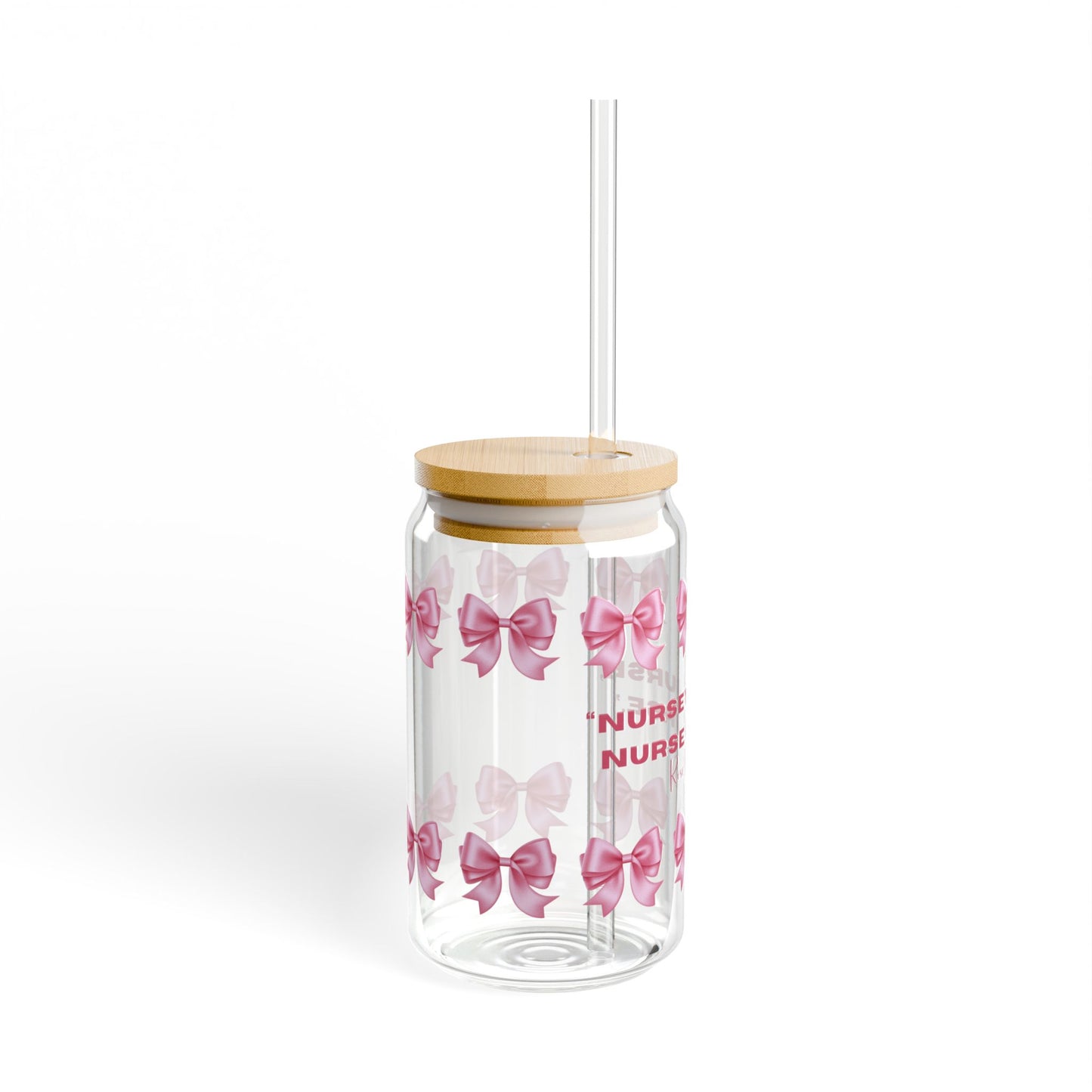 Nursey Nurse Sipper Glass, 16oz