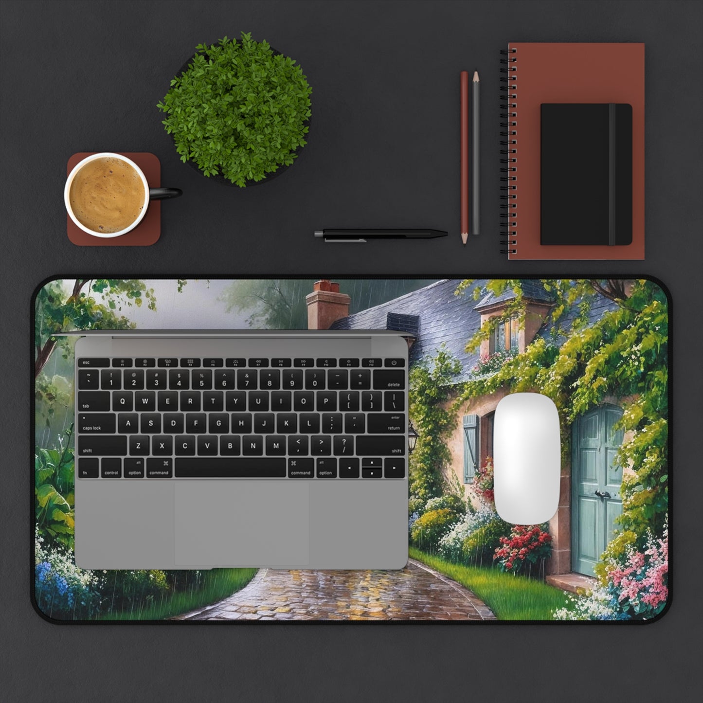 Cozy Day In Desk Mat