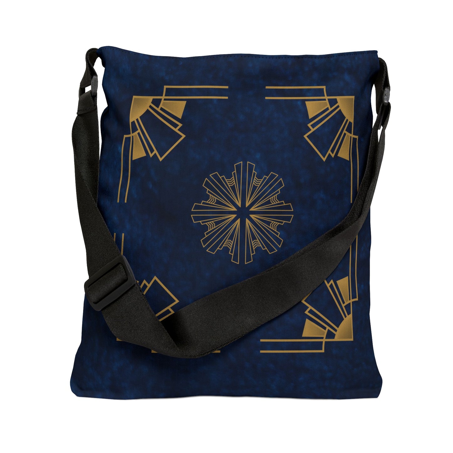 Midnight Luxe (Cobalt Blue) Adjustable Tote Bag (AOP)