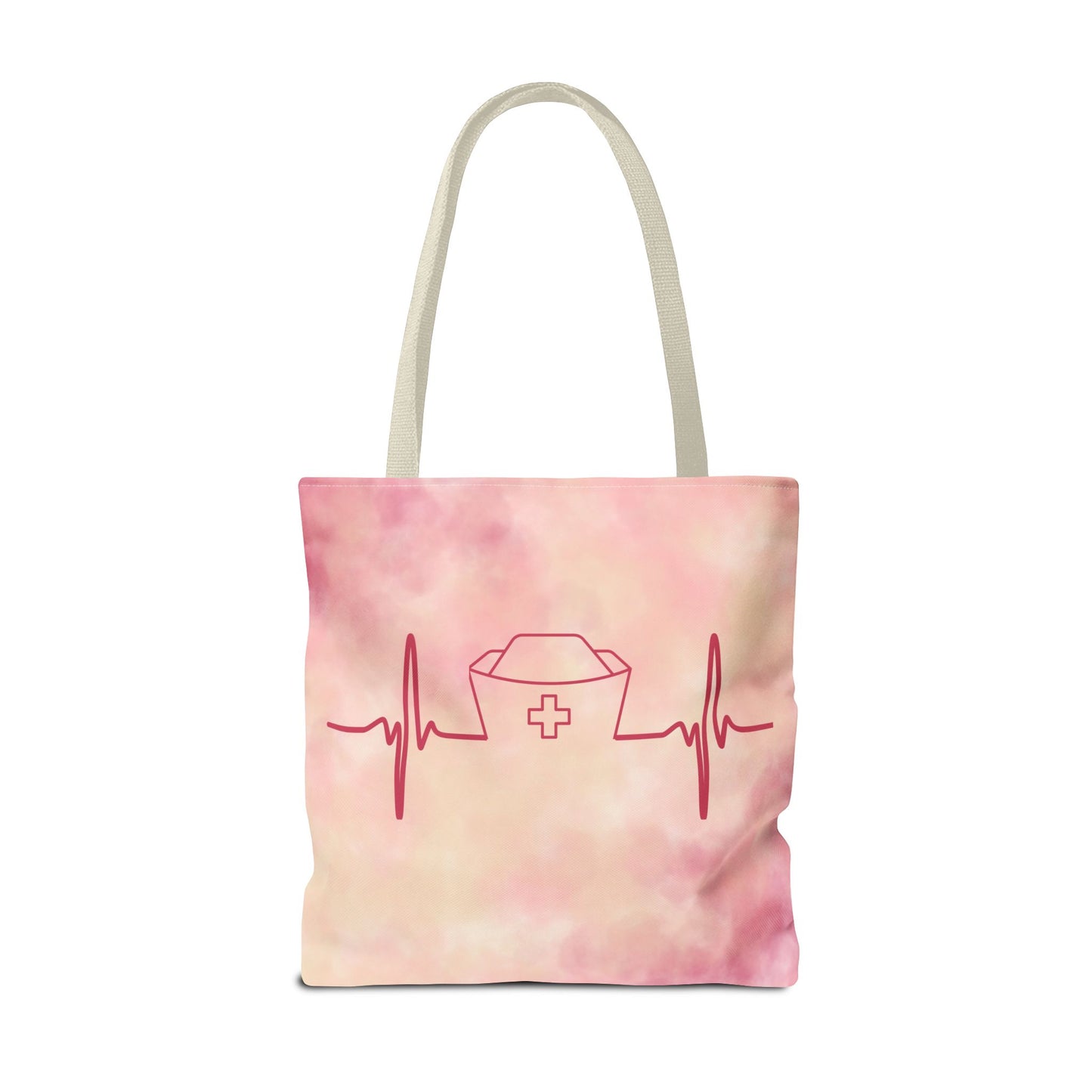 Nurse Heartbeat Tote Bag (AOP)