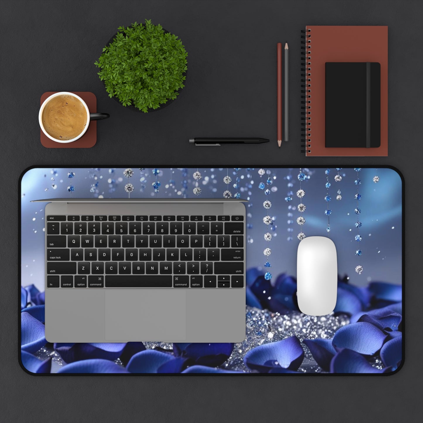 Crystal Rain Desk Mat
