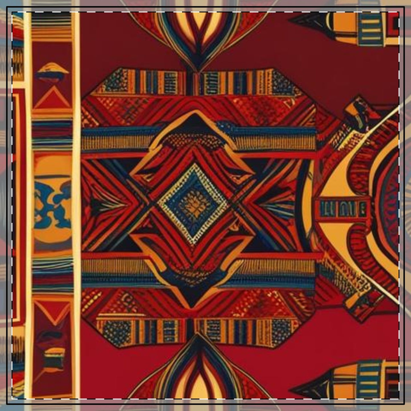 African Canvas 1 Tablecloths 2