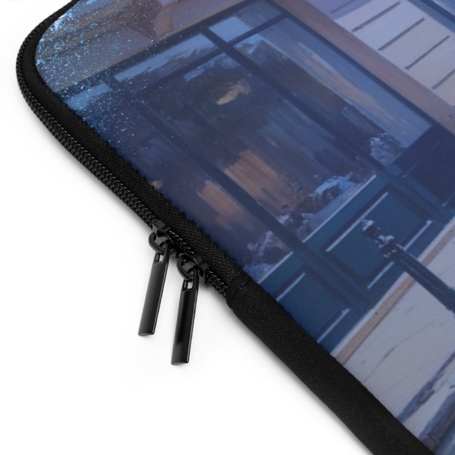 Parisian Stroll (Blue Gown) Laptop Sleeve