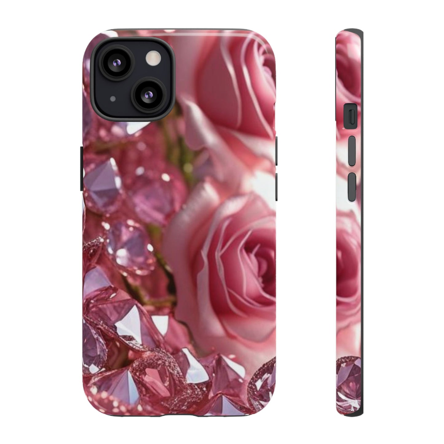 Pink Diamonds & Petals Tough Cases